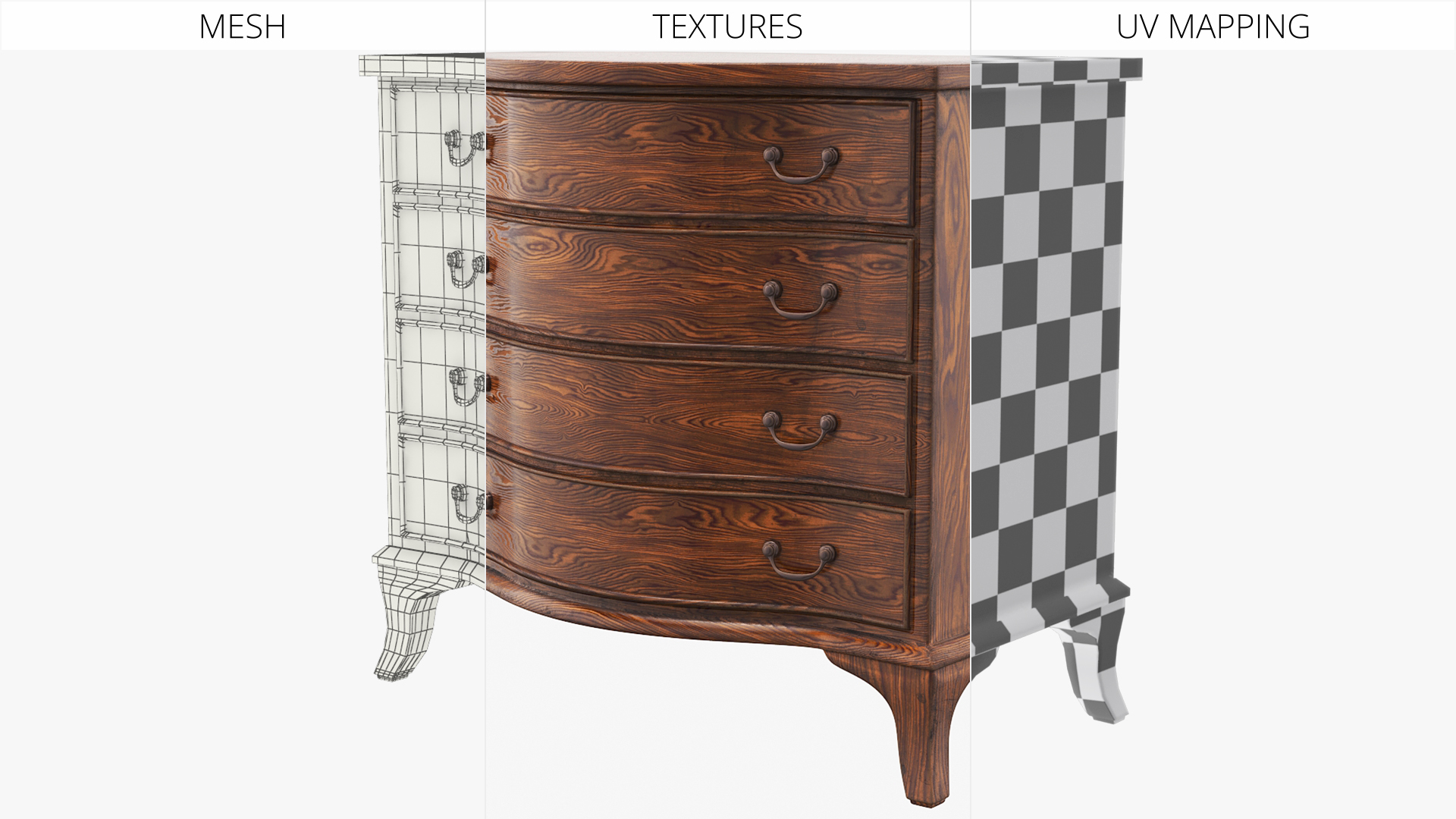 Oval Office Presidential Wooden Dresser Brown - view 7