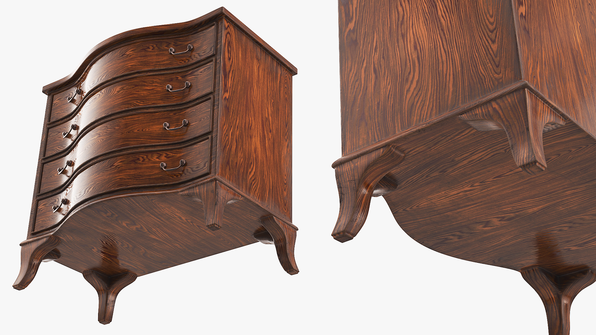 Oval Office Presidential Wooden Dresser Brown - view 4