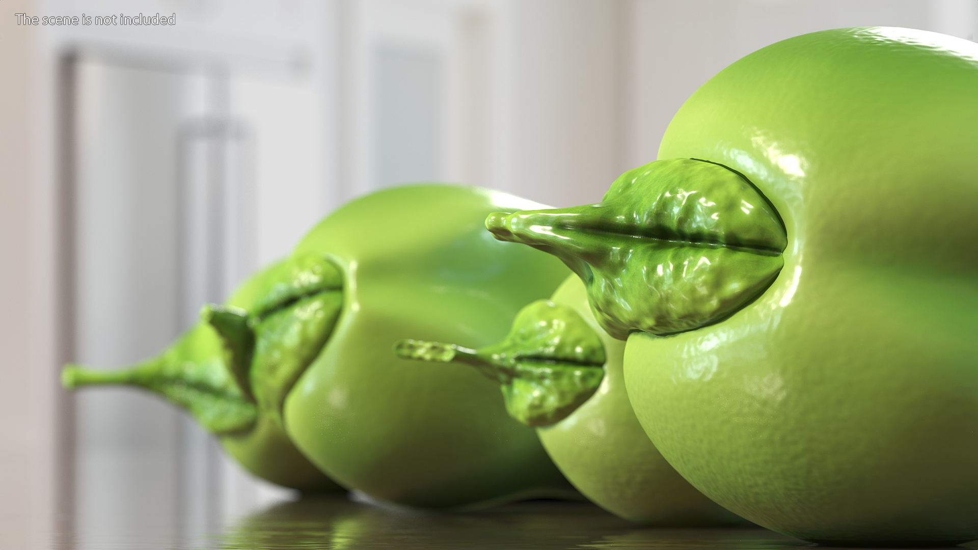 Fresh Broad Beans 3D