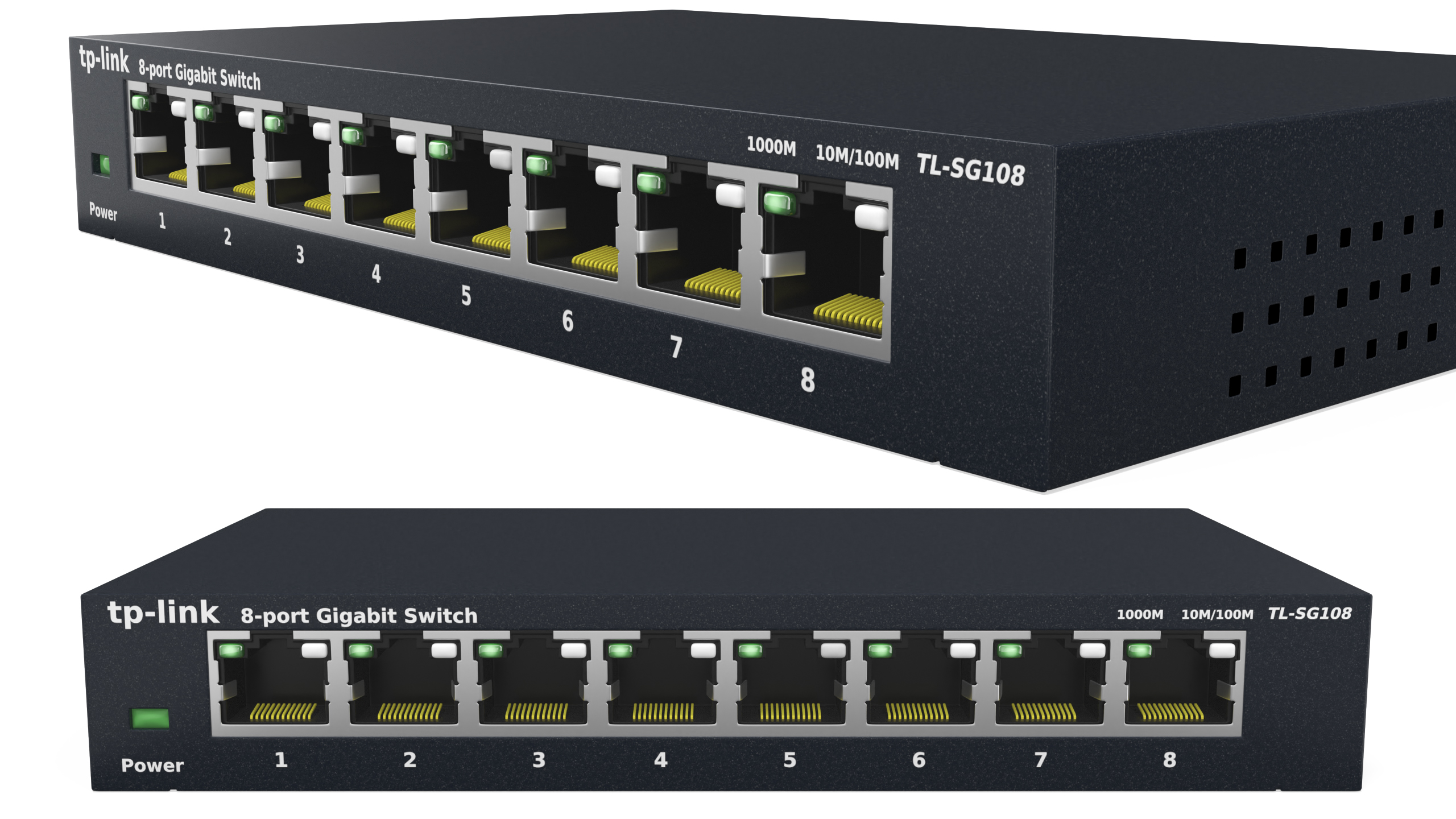 3D Network Switch TP-Link TL-SG108
