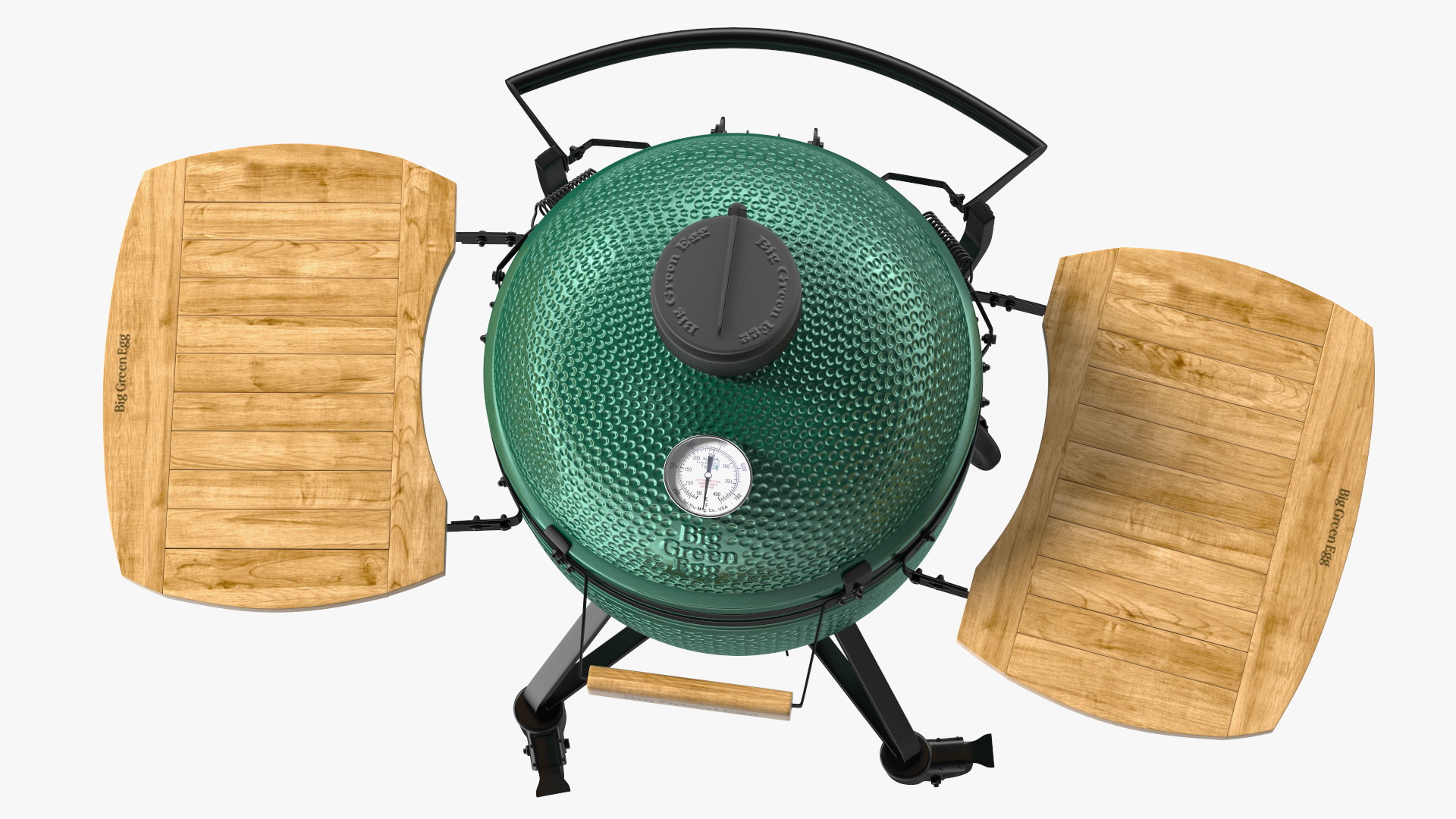 3D model Big Green Egg BBQ Grill Closed