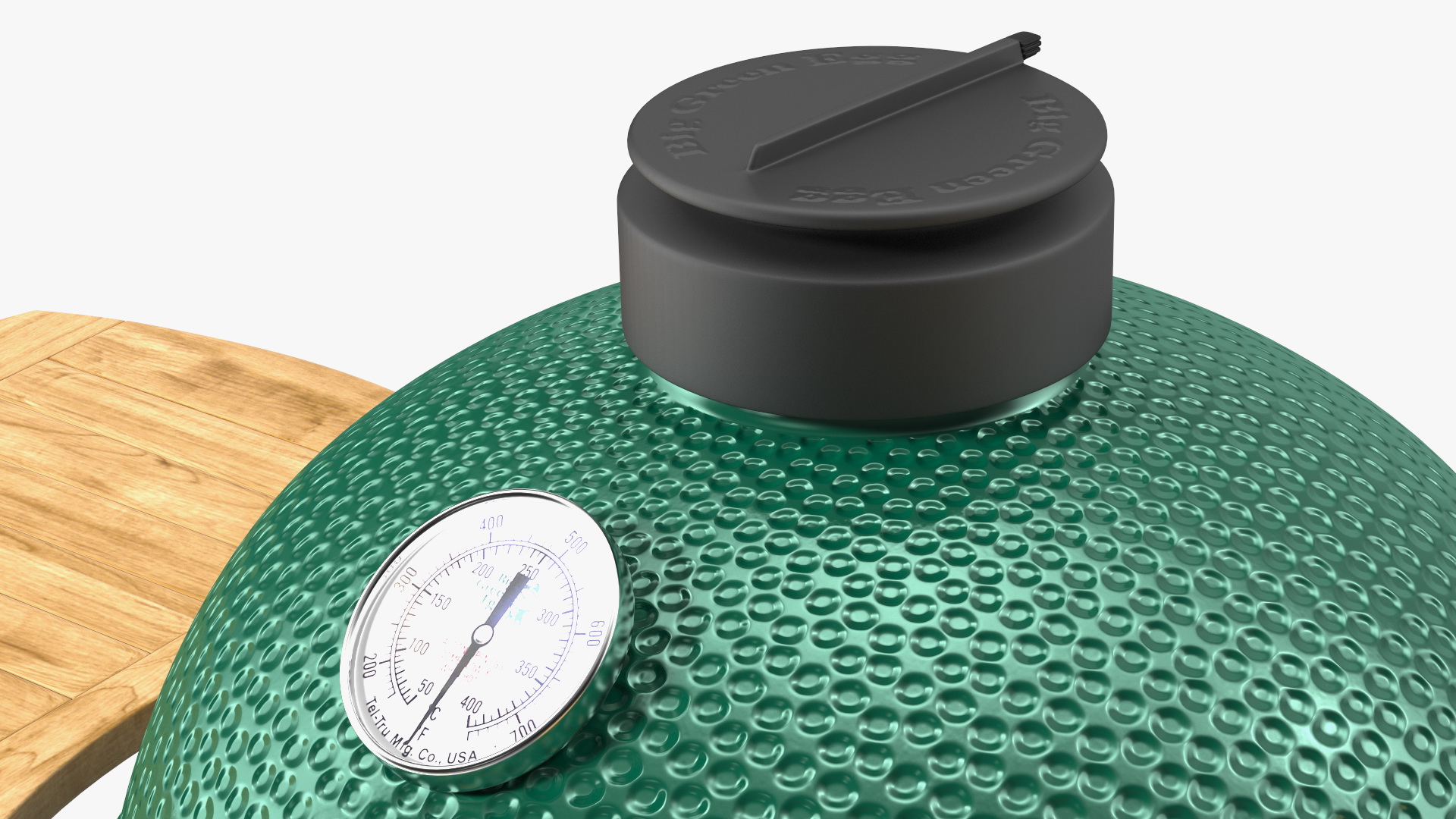 3D model Big Green Egg BBQ Grill Closed