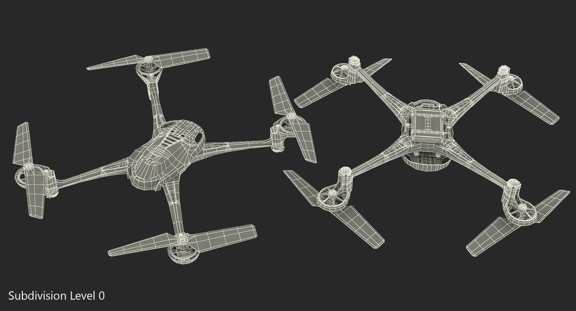 Quad Rotor Helicopter LaTrax Alias 3D model