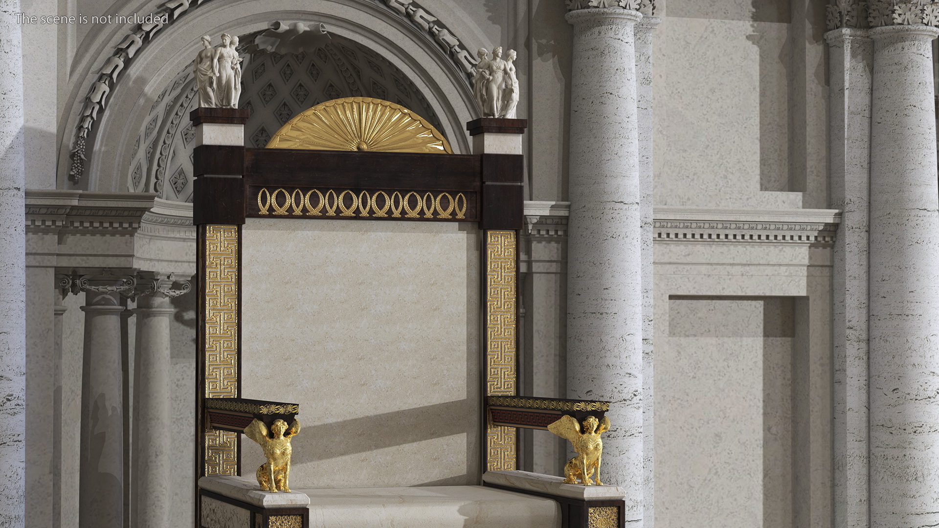 3D Zeus Throne