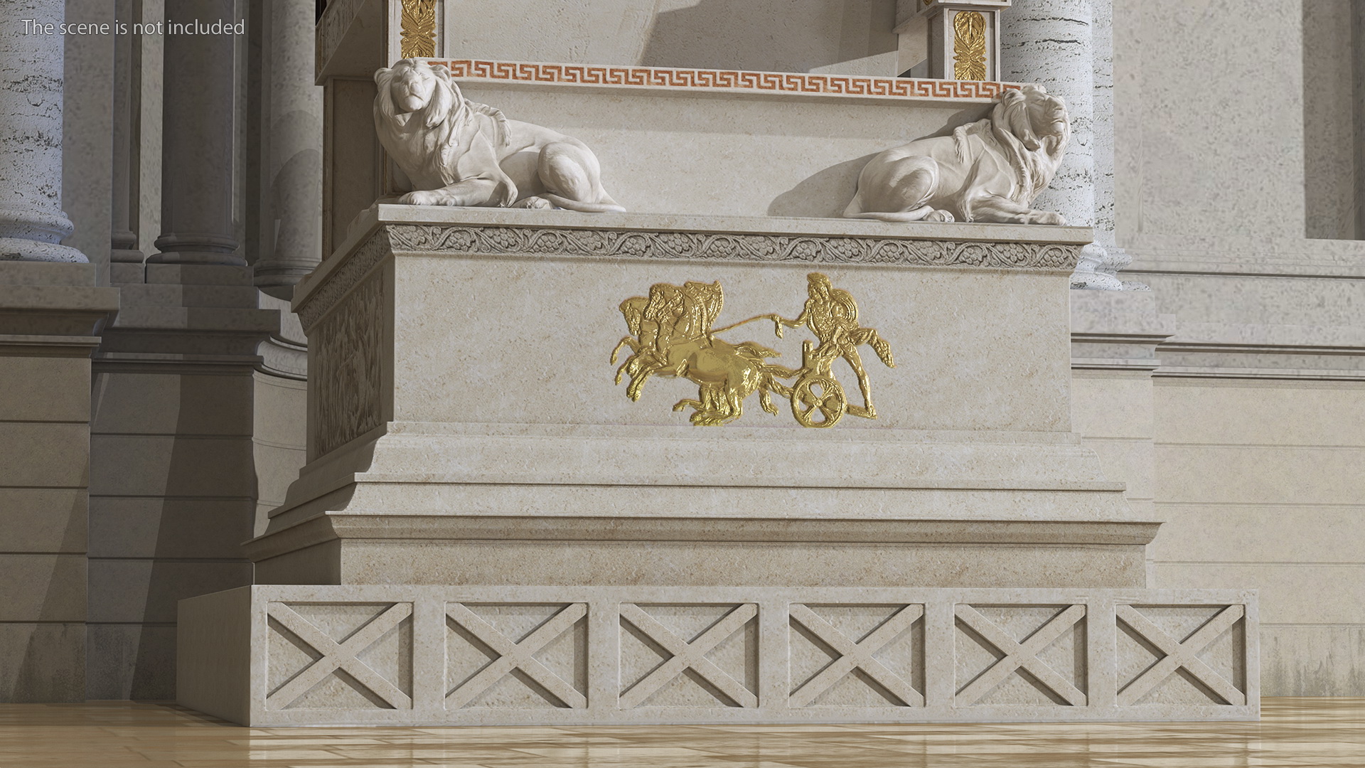 3D Zeus Throne