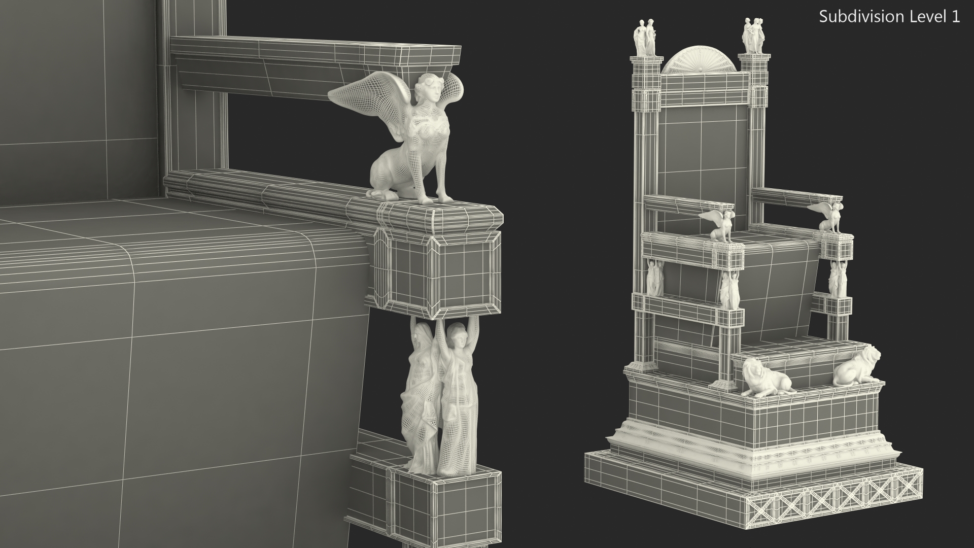 3D Zeus Throne