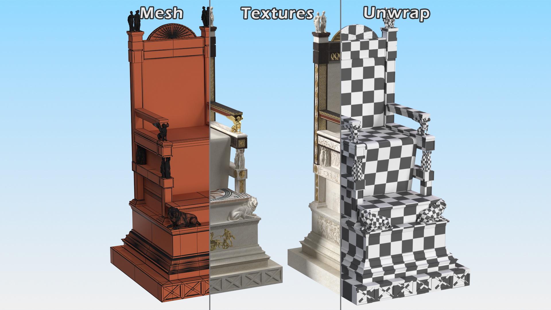 3D Zeus Throne