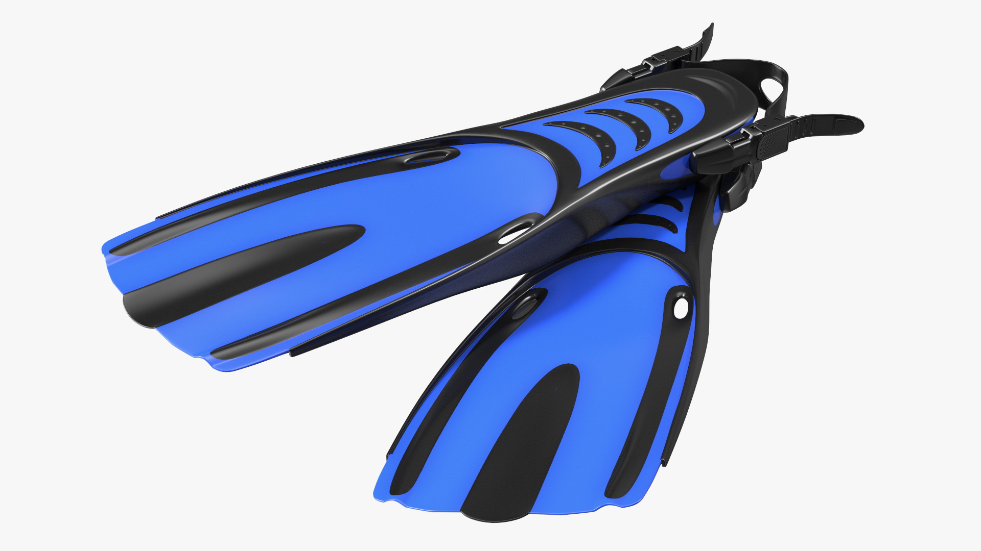 3D Oceanic Viper Open Heel Scuba Fin model
