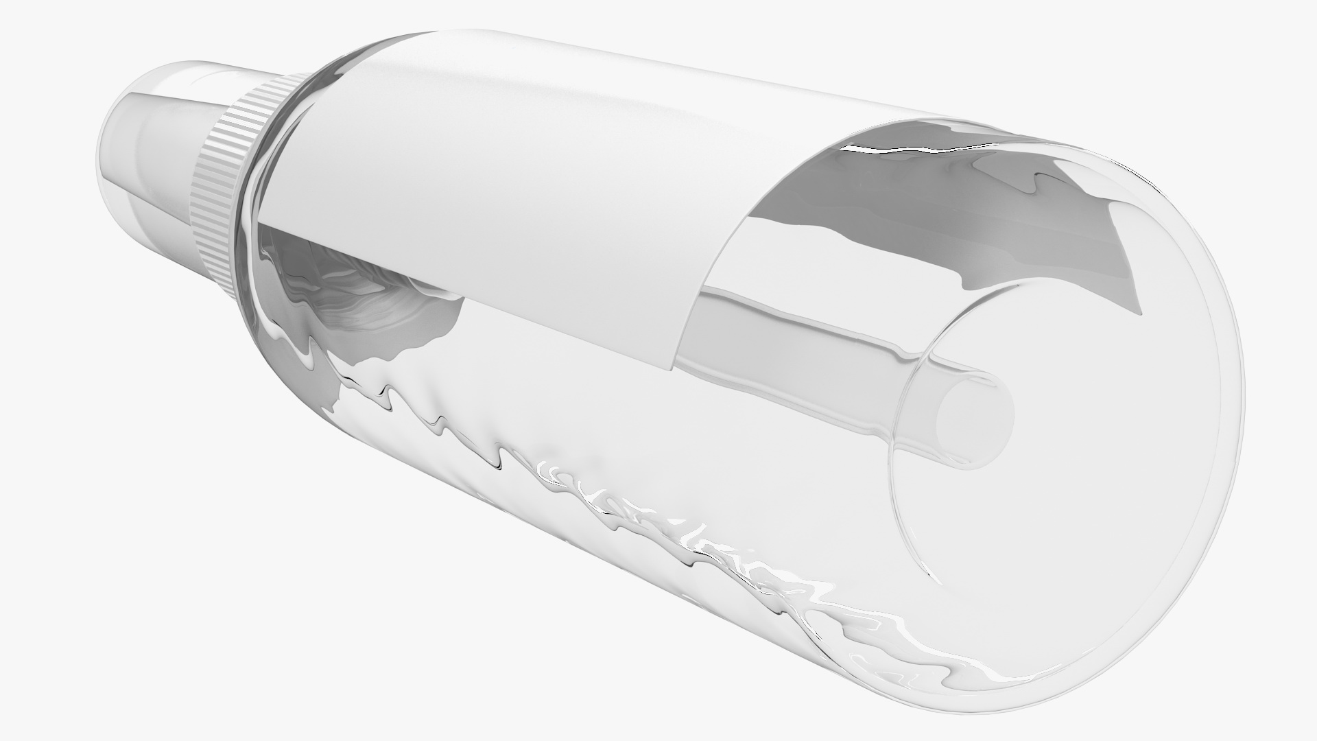 3D Empty Plastic Spray Bottle