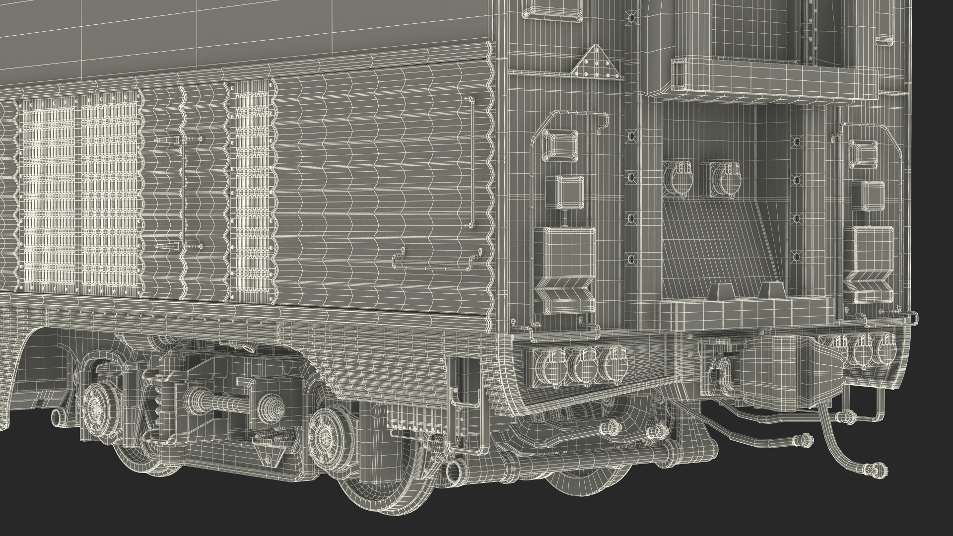 Double Decker Passenger Car Amtrak 3D model