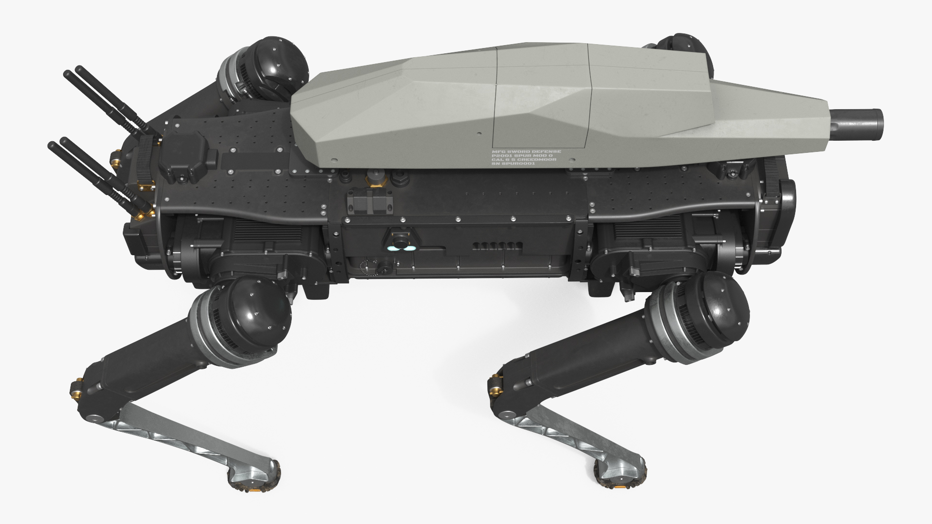 Ghost Robotics Vision 60 with SWORD Turret, view 6