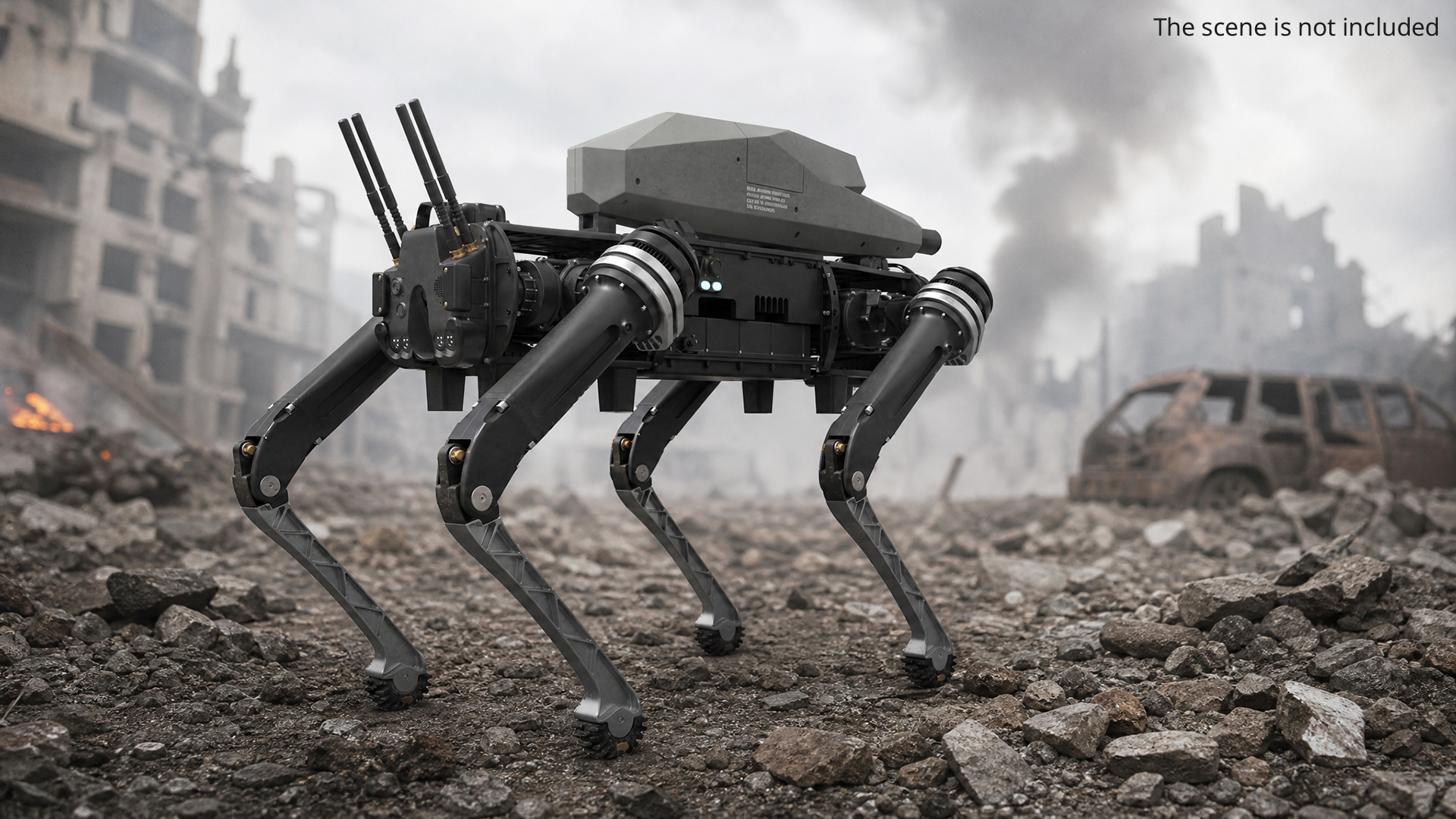 Ghost Robotics Vision 60 with SWORD Turret, view 5