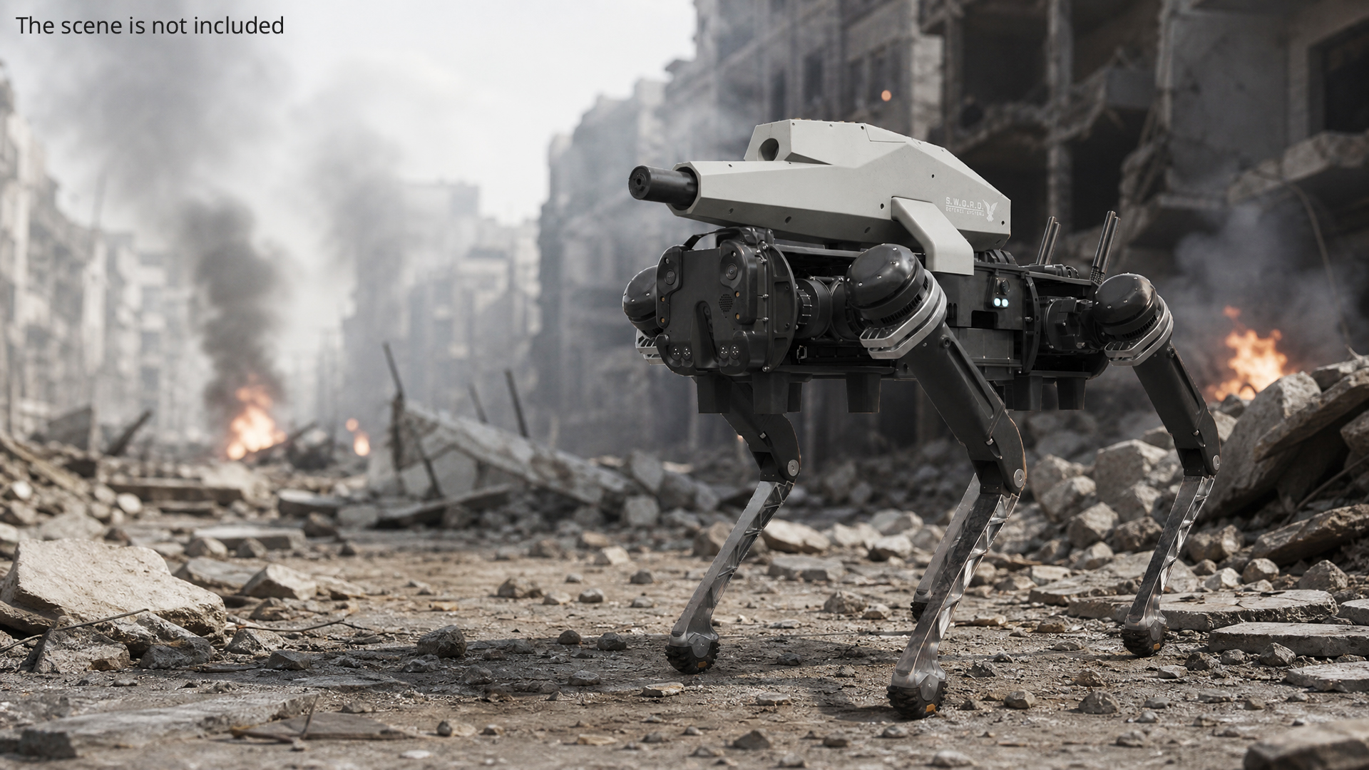 Ghost Robotics Vision 60 with SWORD Turret, view 4