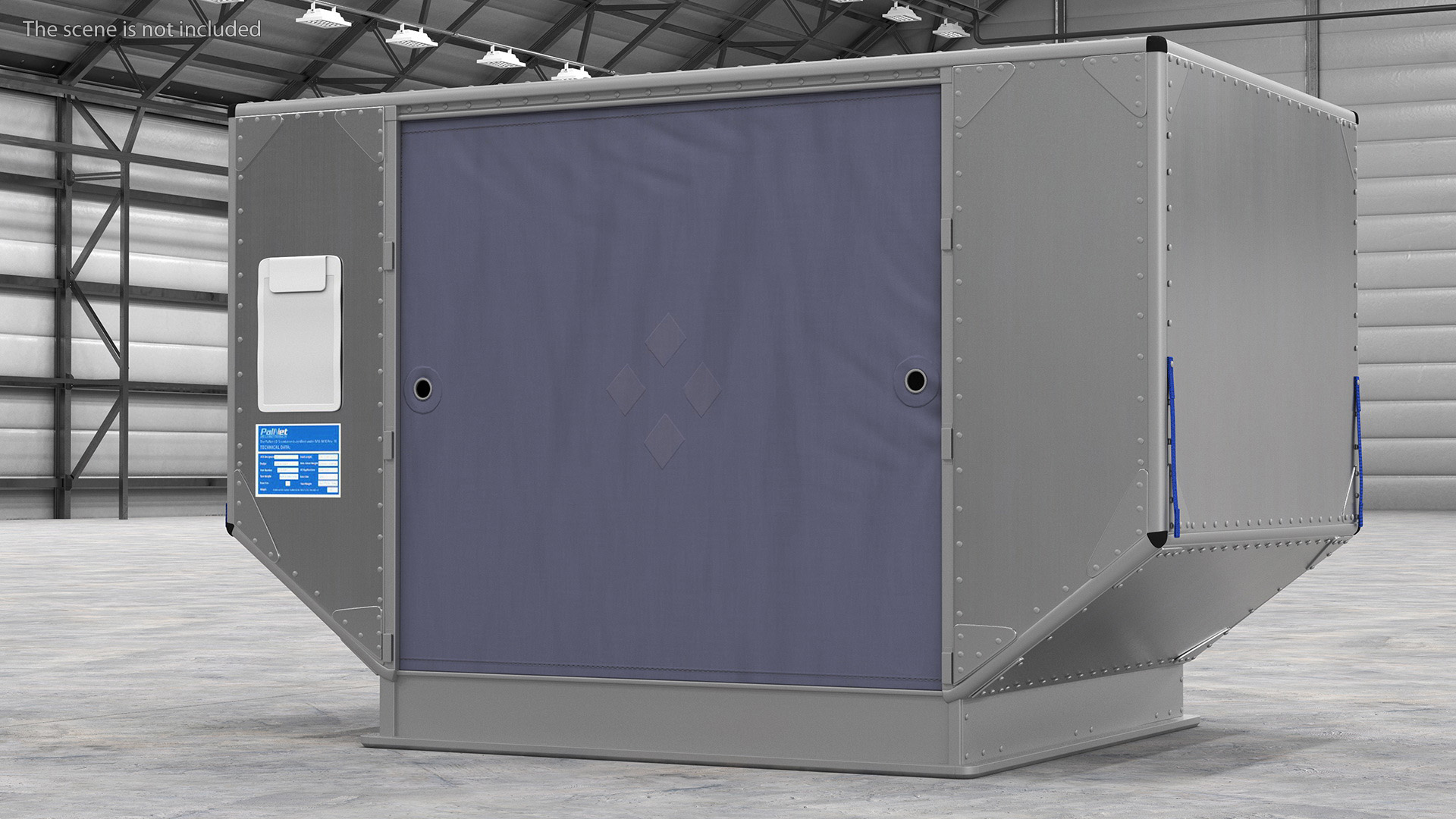 3D Lower Deck Airport Container model