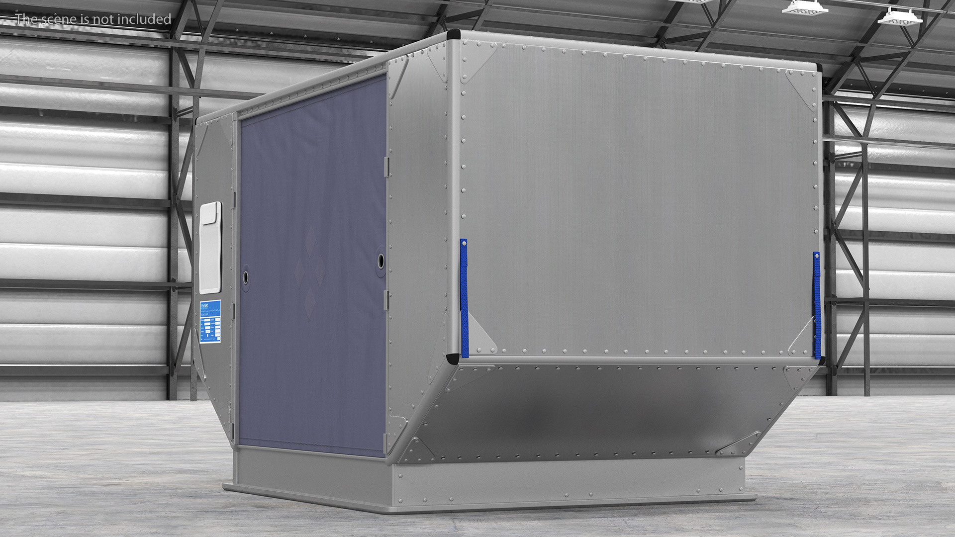 3D Lower Deck Airport Container model