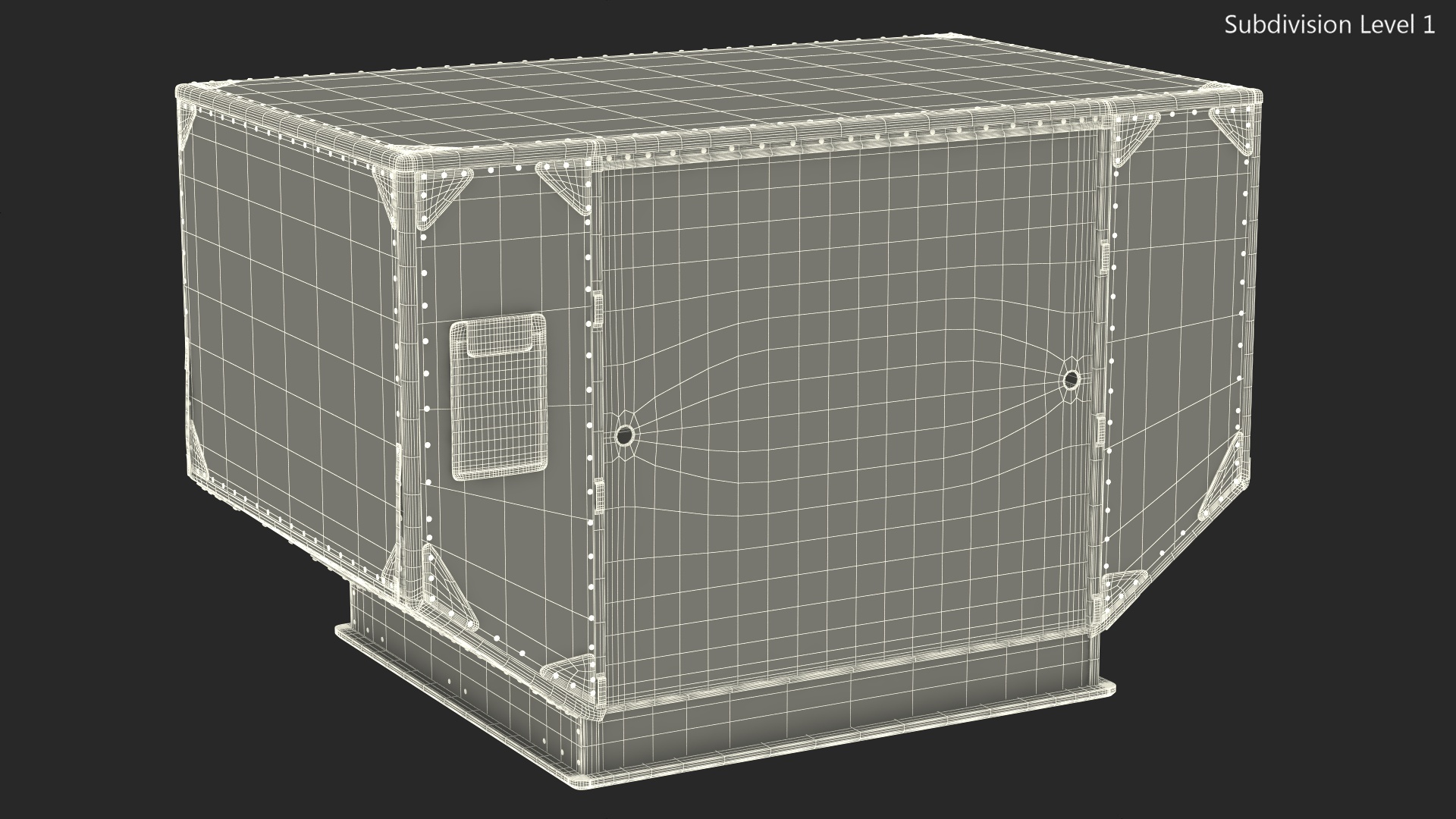 3D Lower Deck Airport Container model