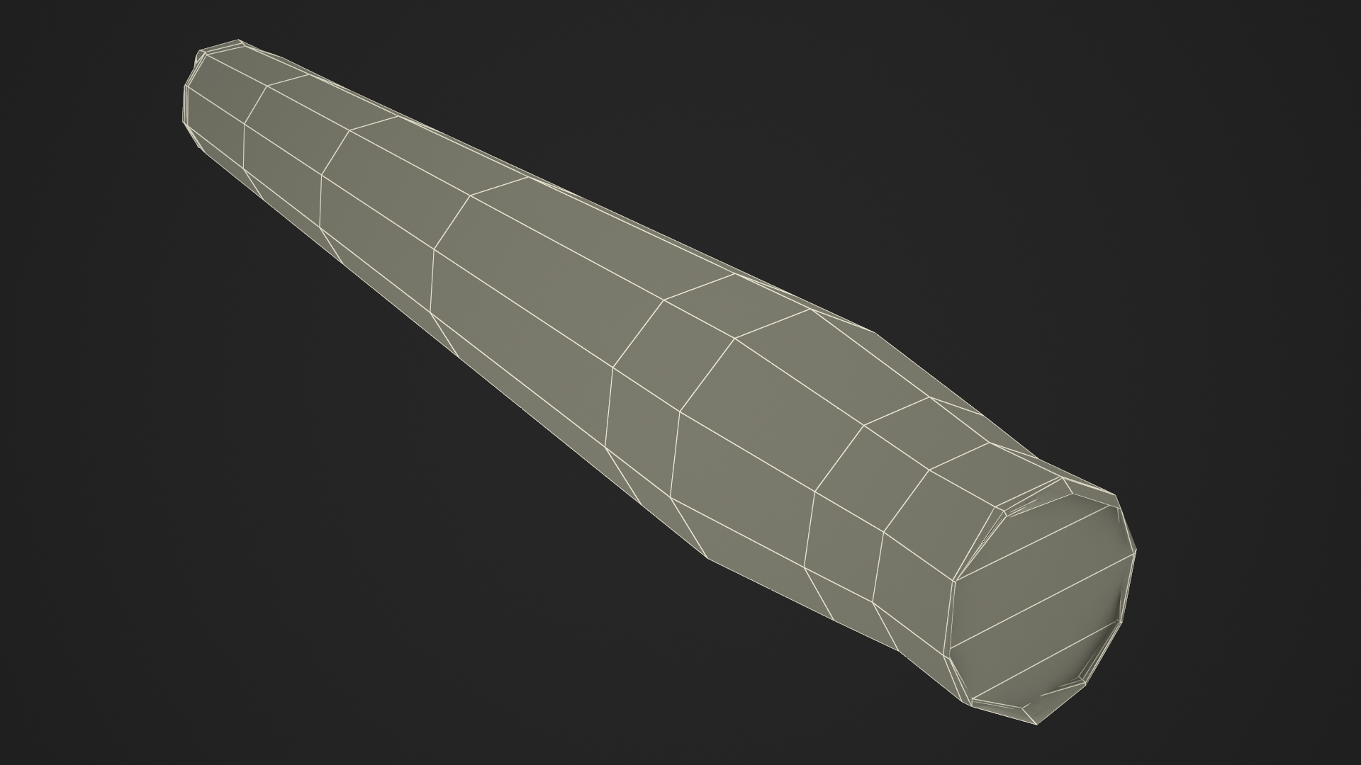 3D model Black Cigarillo