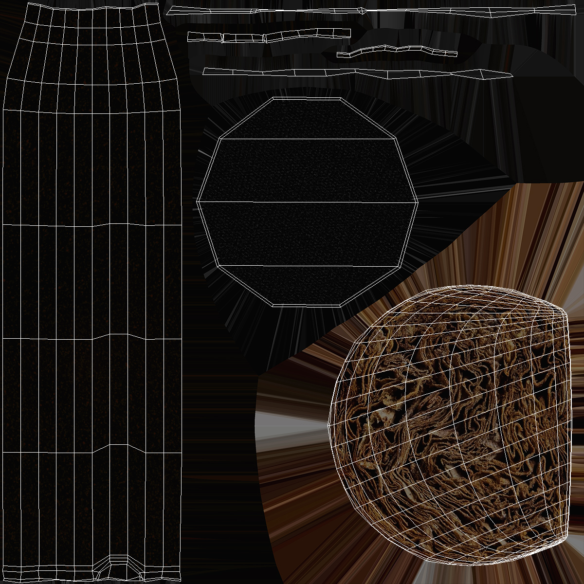 3D model Black Cigarillo