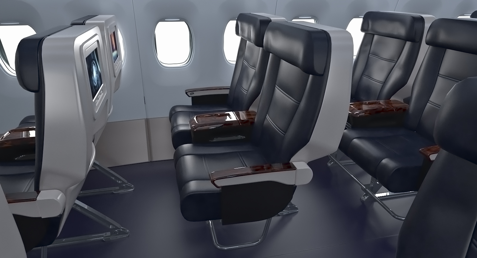 Boeing 737 Interior 3D model