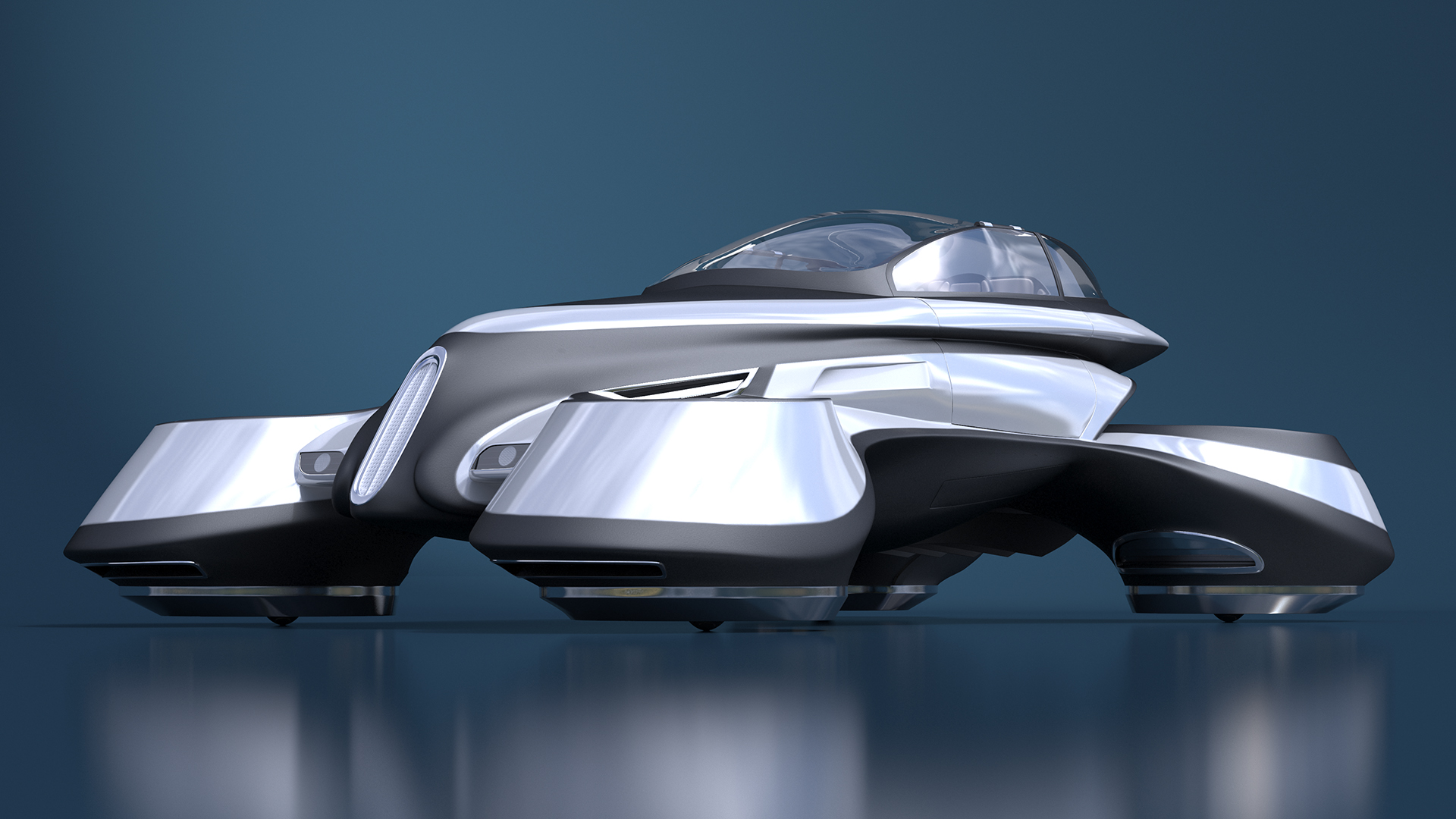 3D model Hover Car Concept by Lazzarini