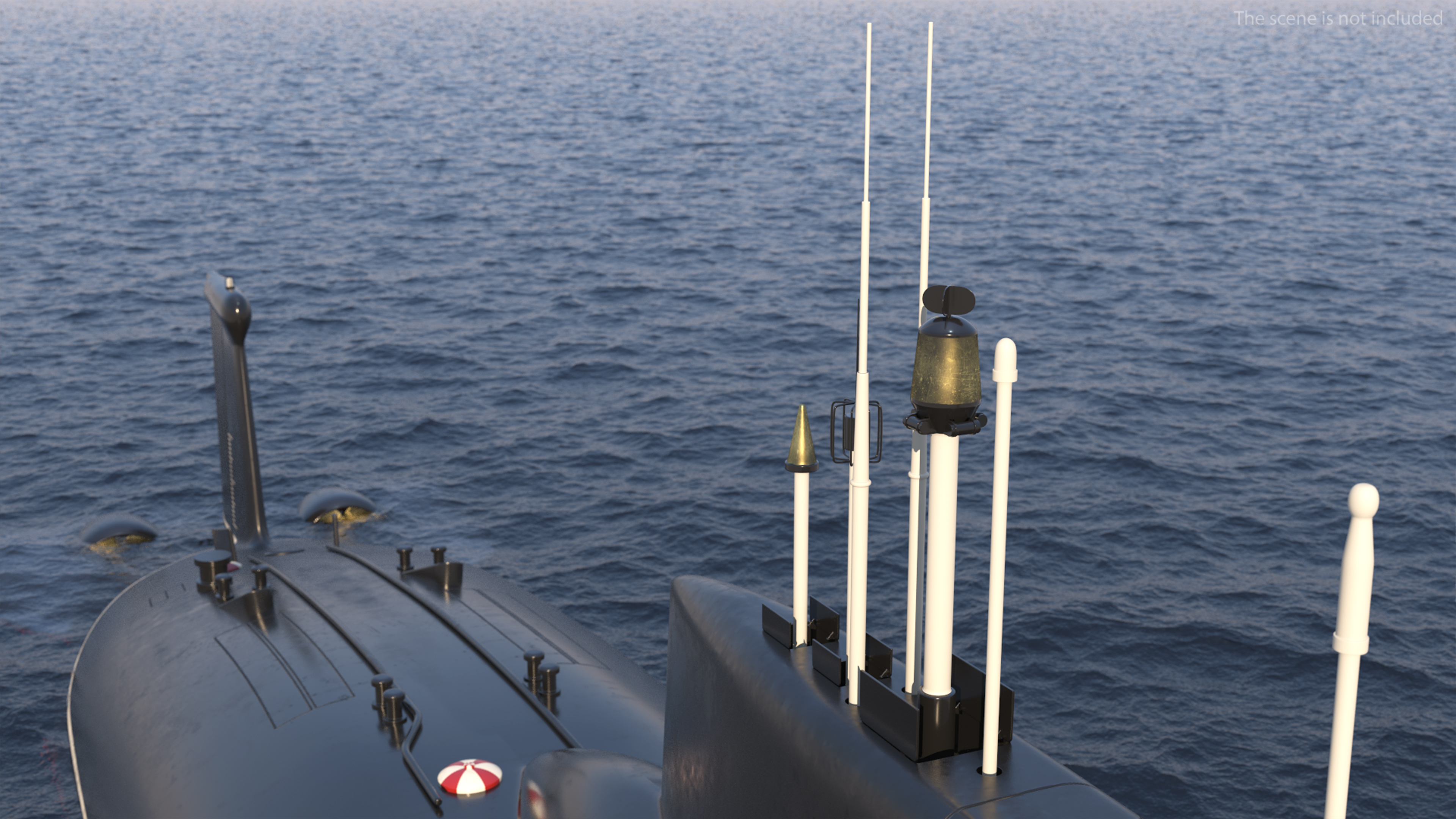 3D Russian Typhoon Class Submarine