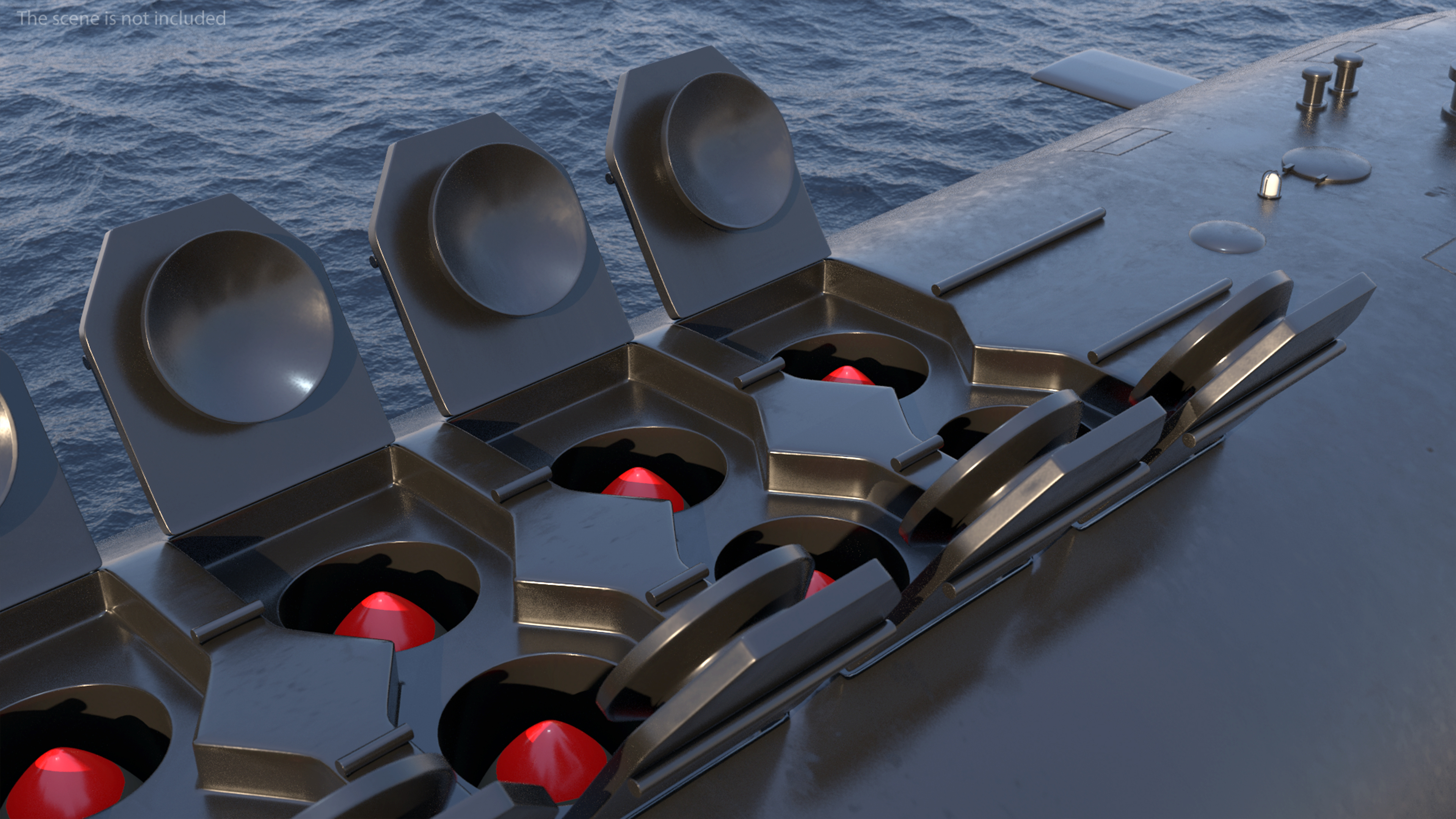 3D Russian Typhoon Class Submarine