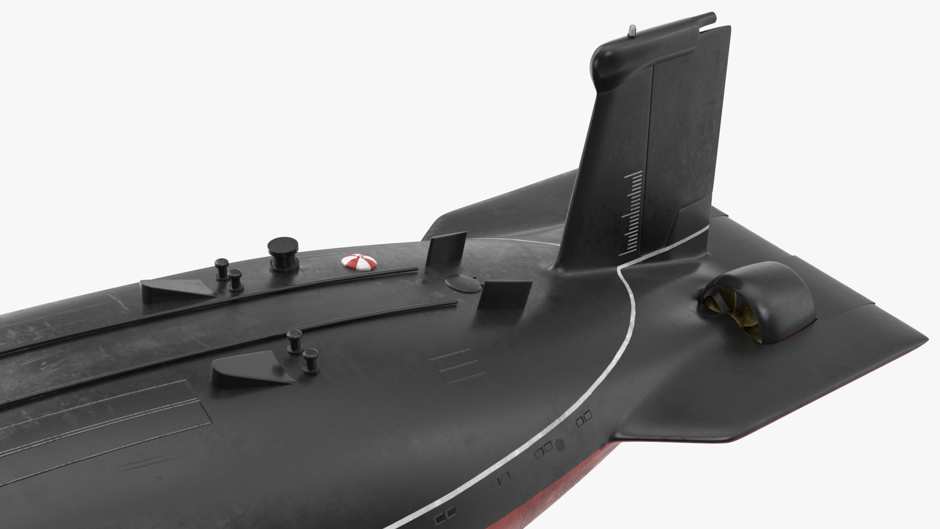 3D Russian Typhoon Class Submarine