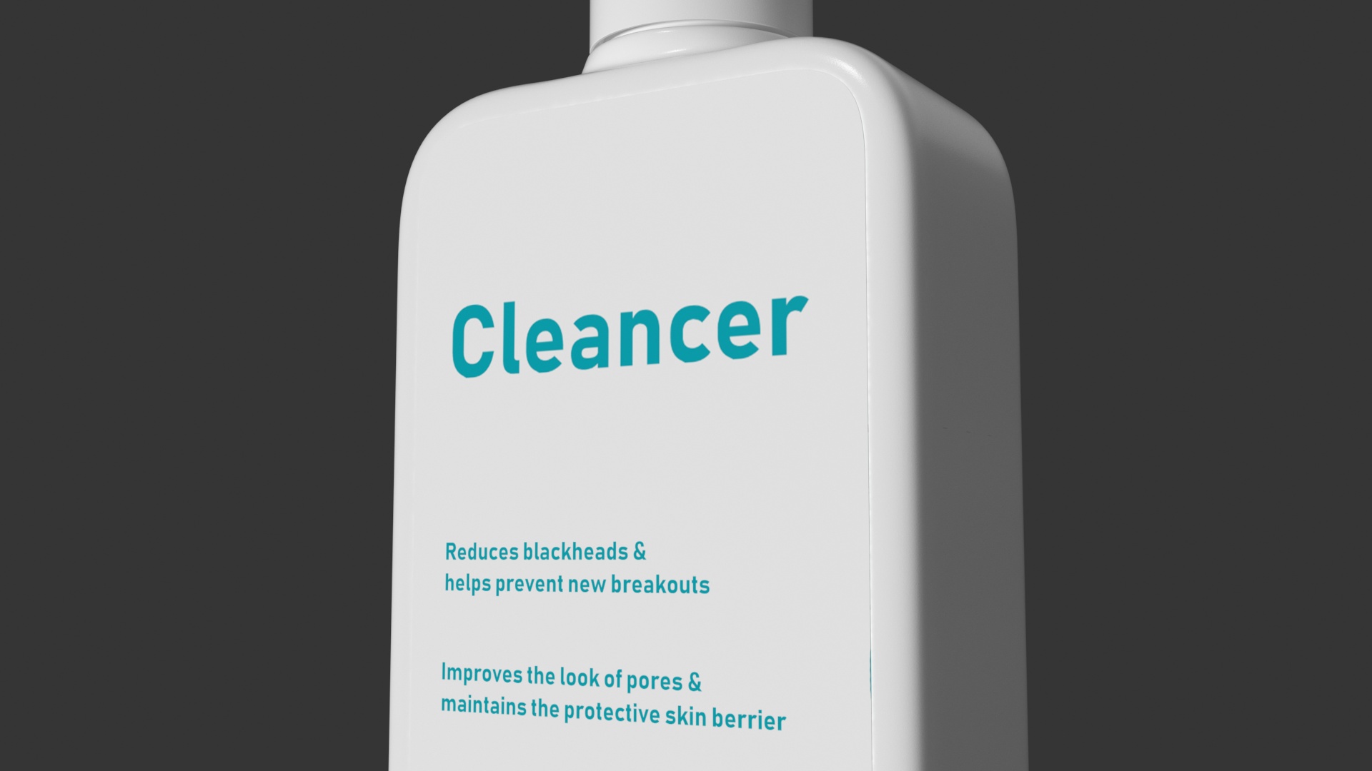 Cleanser Dispenser Bottle 236 ml 3D