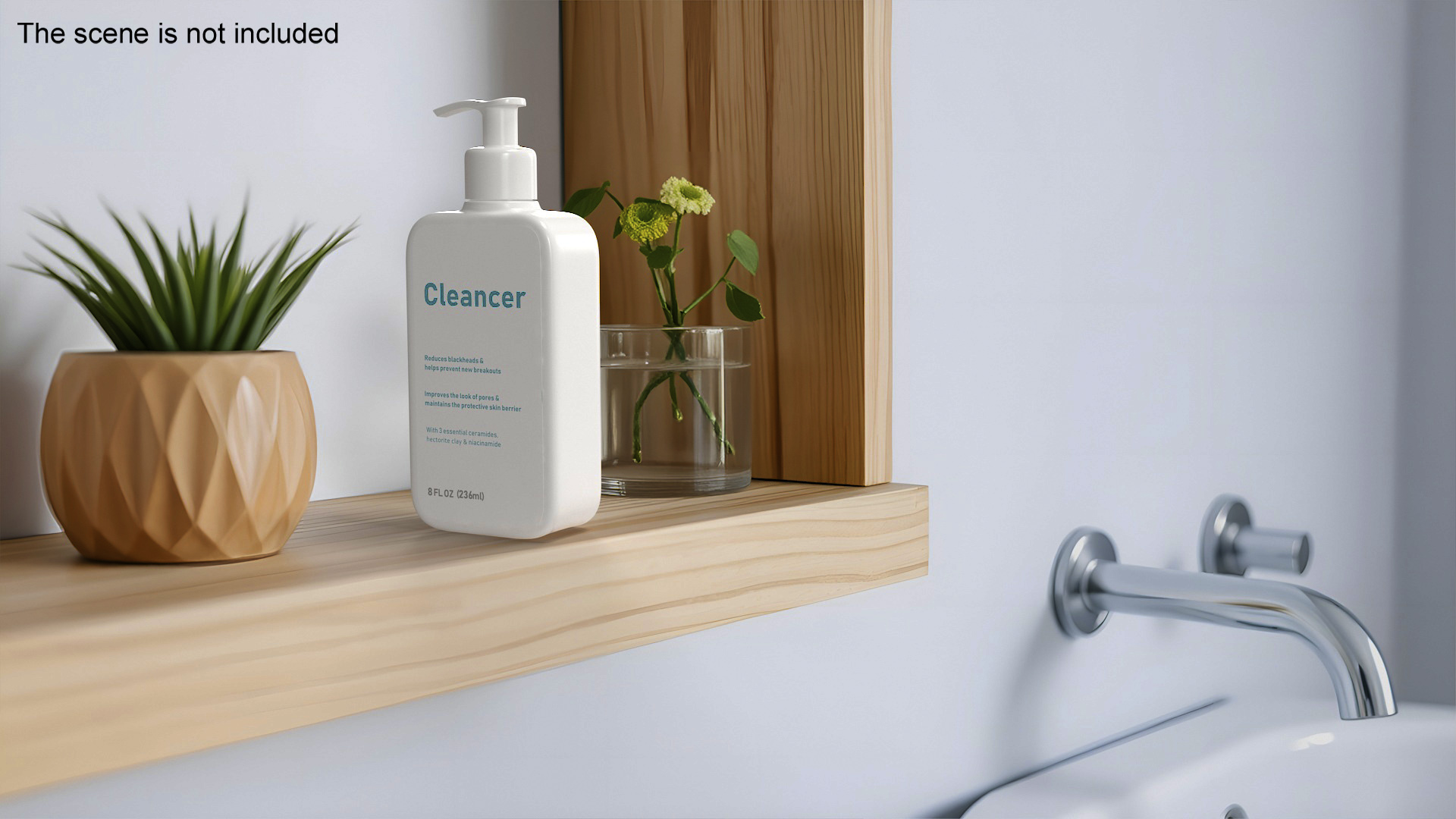 Cleanser Dispenser Bottle 236 ml 3D