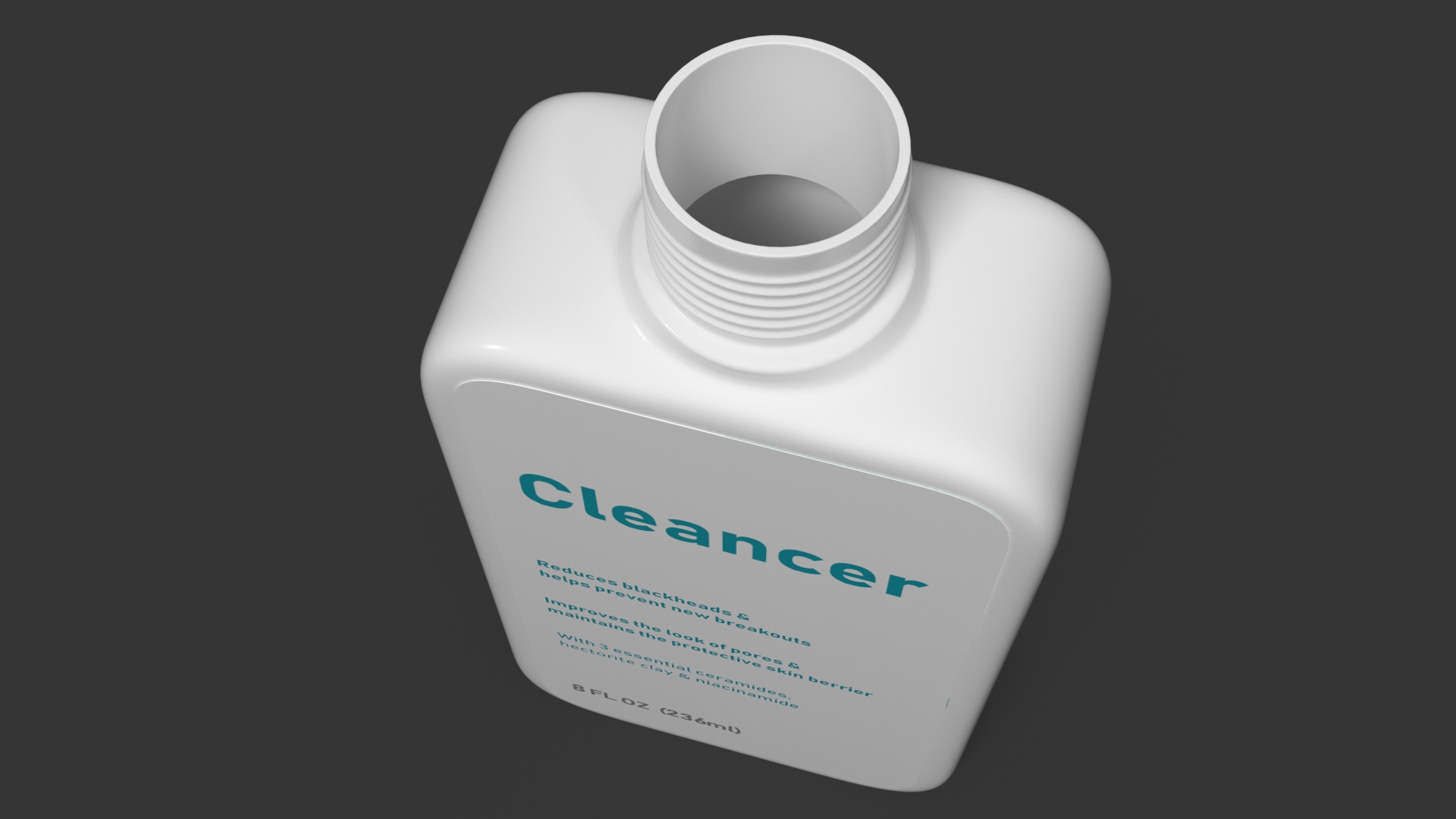 Cleanser Dispenser Bottle 236 ml 3D