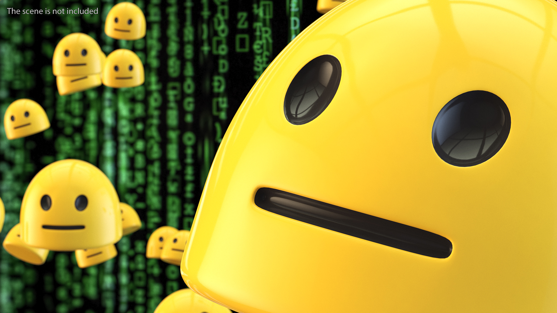 3D Neutral Face Android Emoji