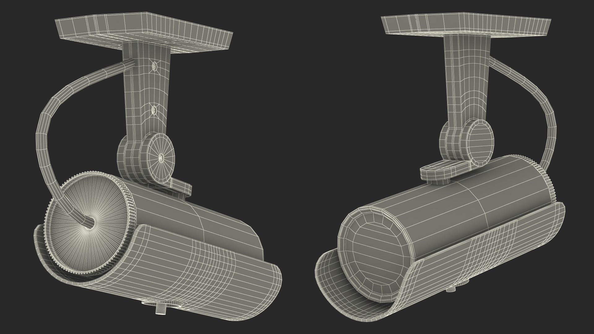 3D model Cctv Camera Security Surveillance System
