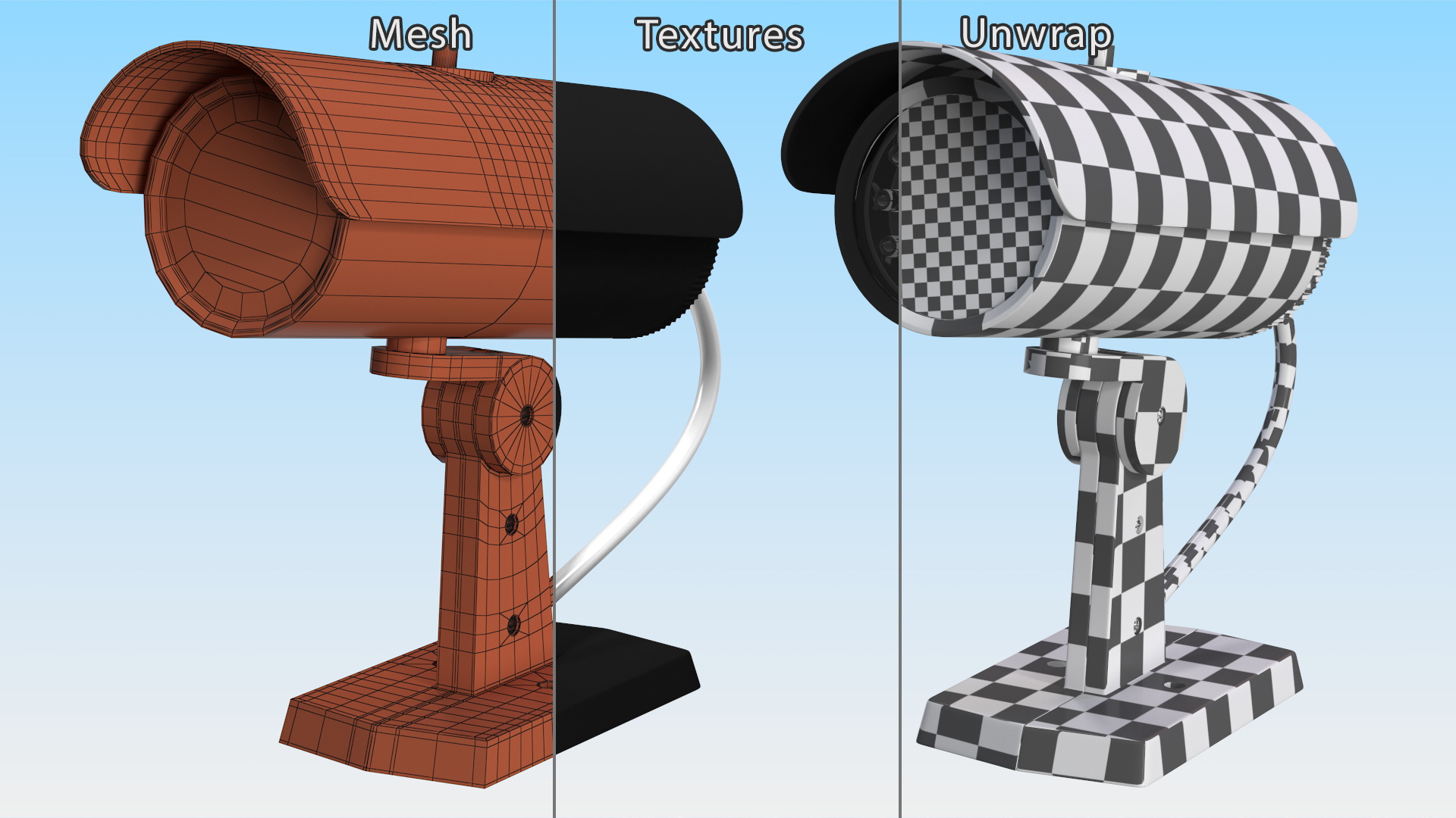 3D model Cctv Camera Security Surveillance System