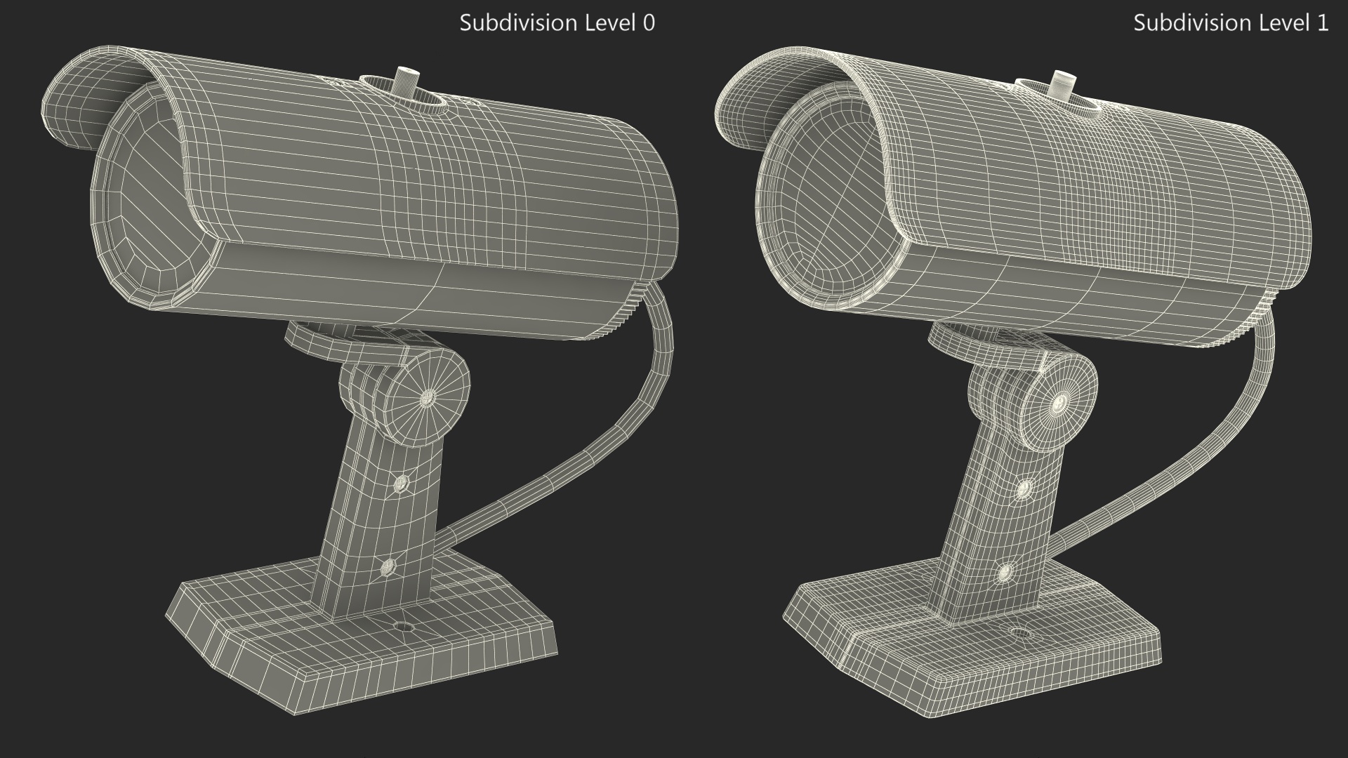 3D model Cctv Camera Security Surveillance System