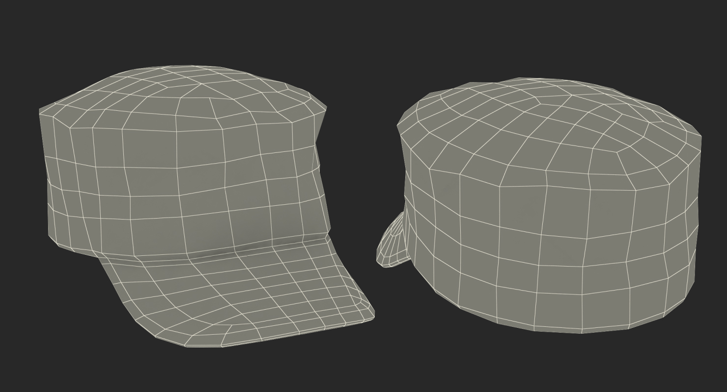 3D US Army ACU Digital Hat model