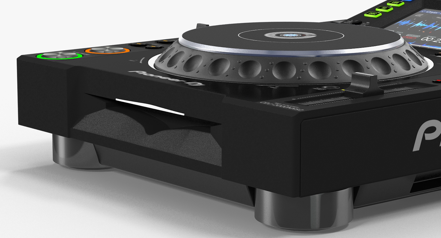 Tabletop DJ Player Pioneer CDJ 2000NXS2 3D model