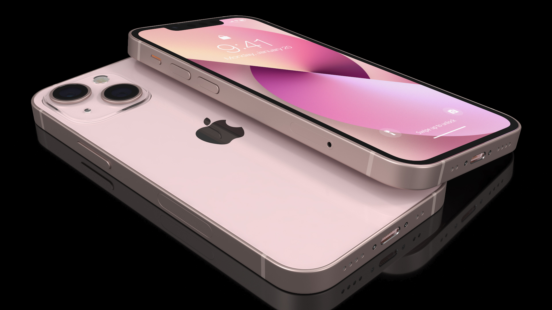 3D model Apple iPhone 13 Mini Pink