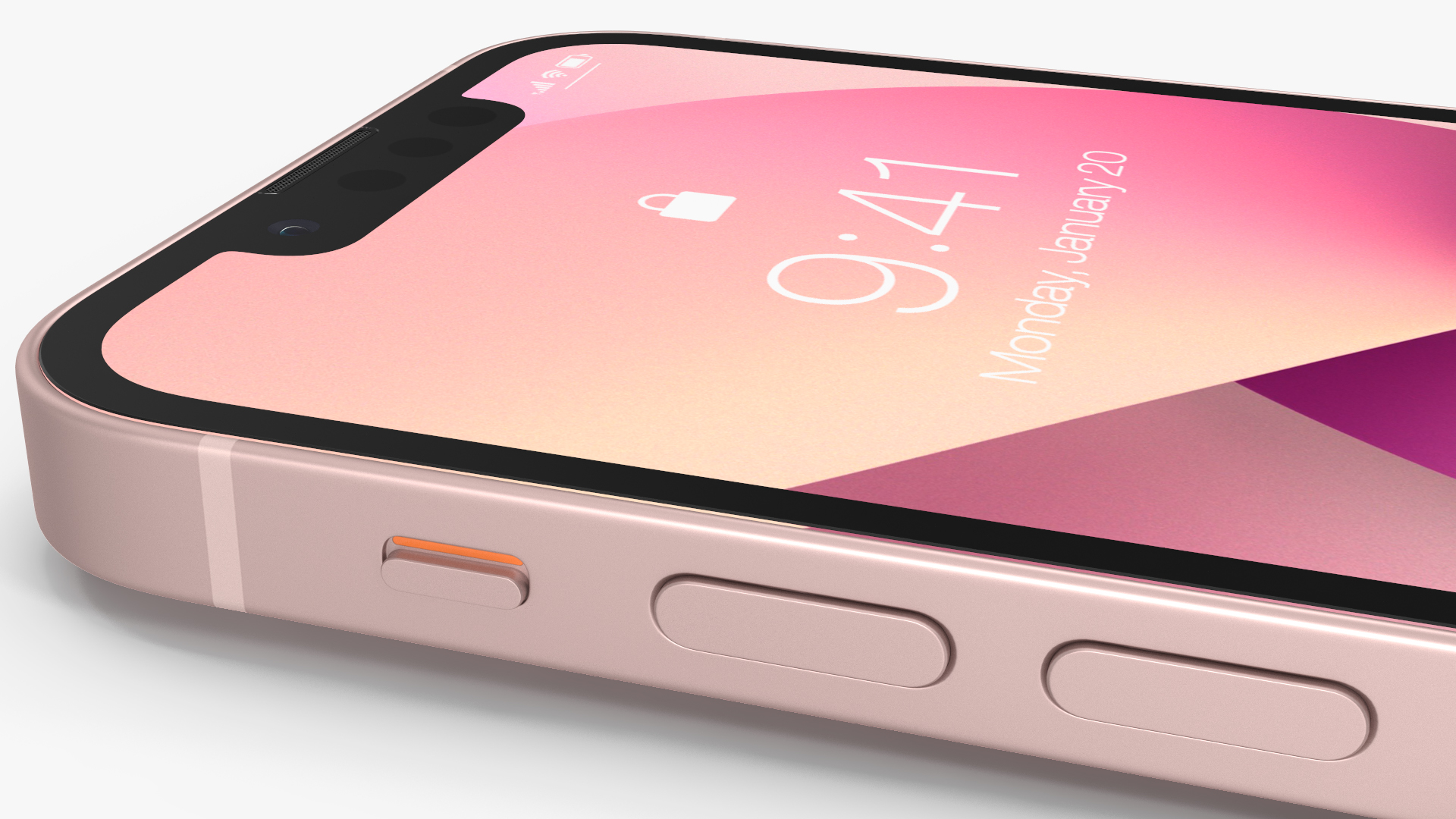 3D model Apple iPhone 13 Mini Pink