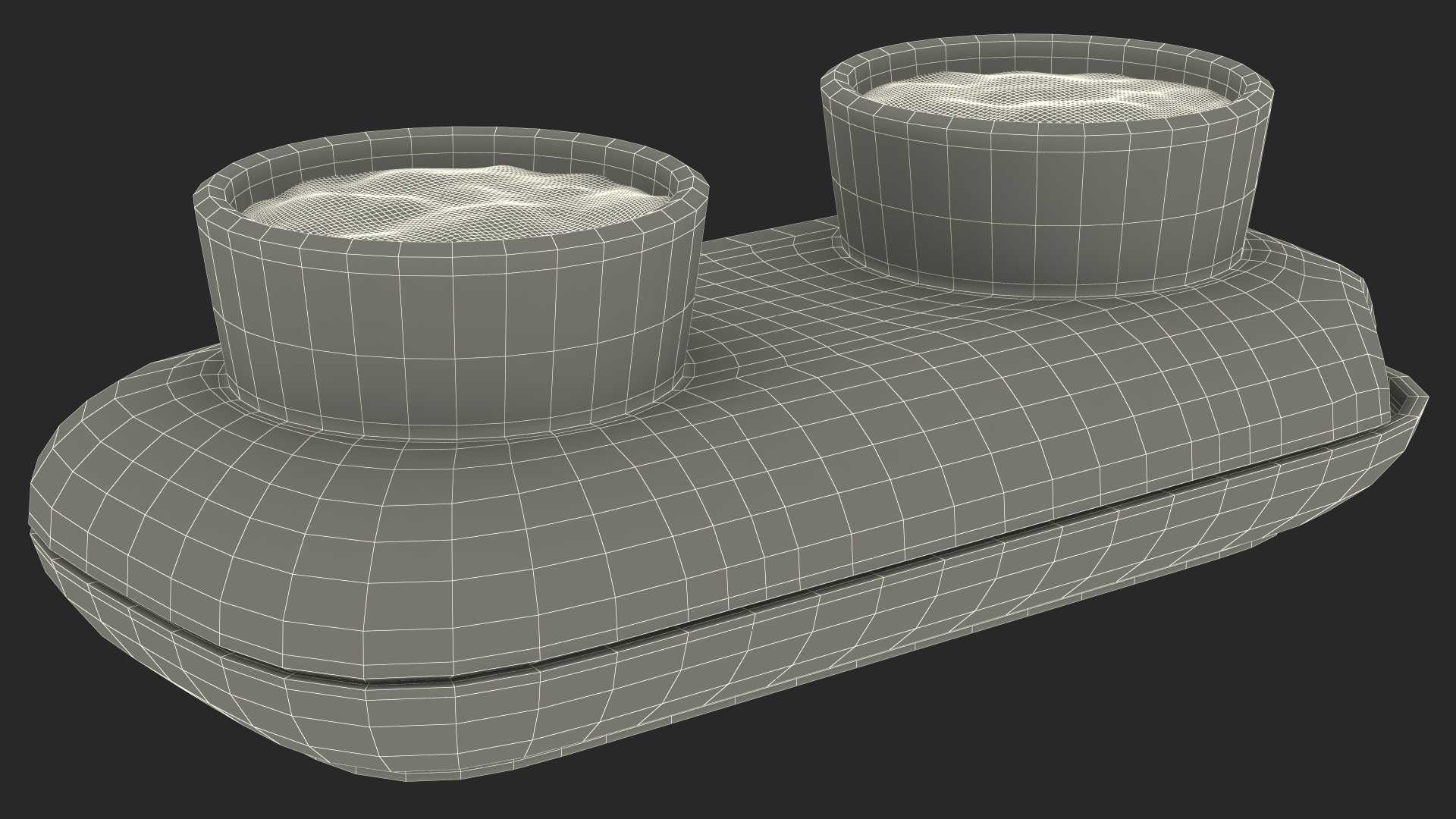 3D Sagaform Fresh Herb Pot Double White