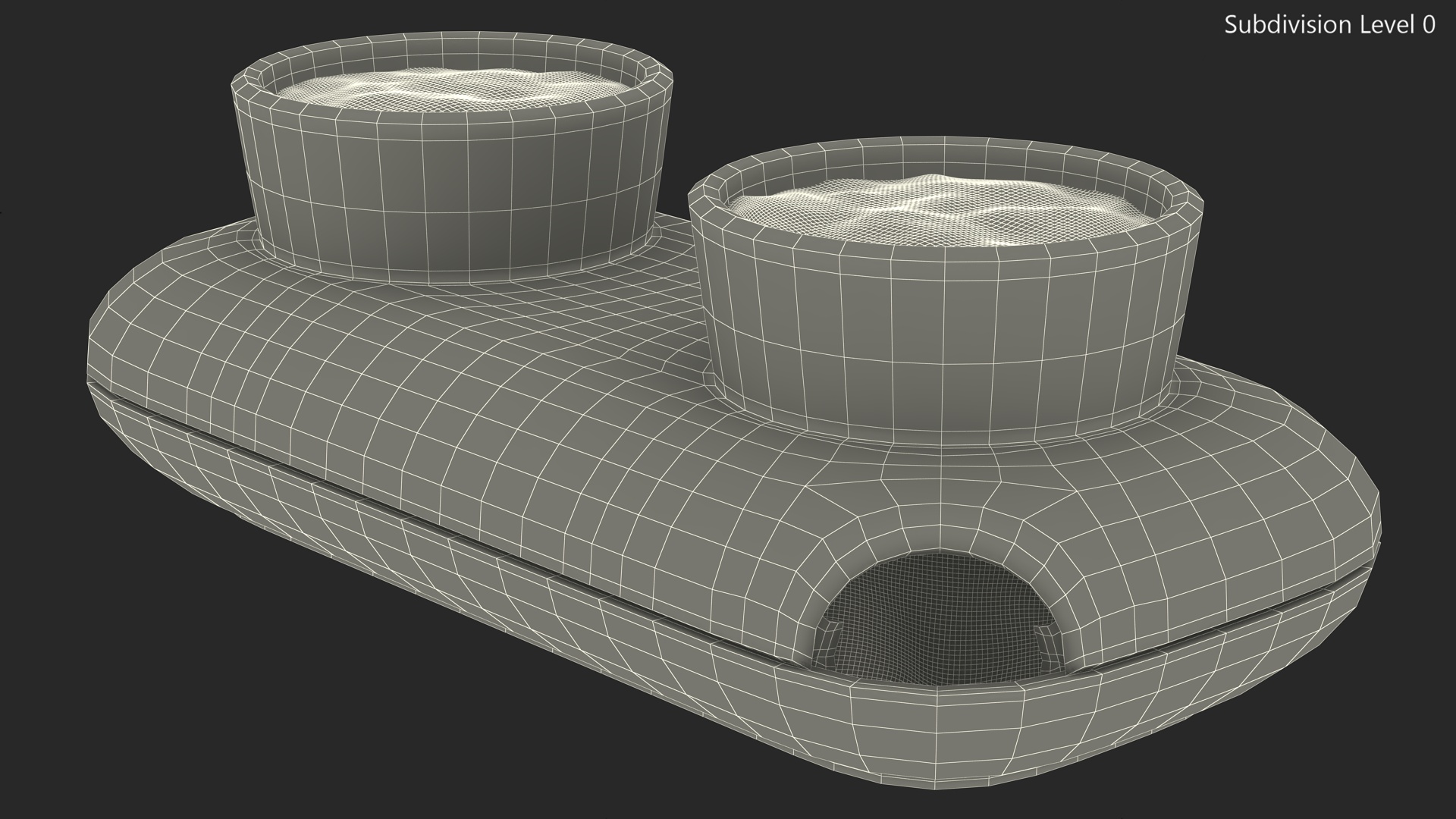 3D Sagaform Fresh Herb Pot Double White