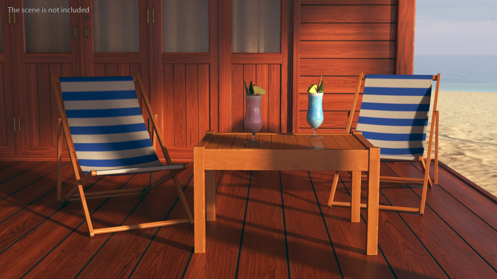 3D Beach Chair