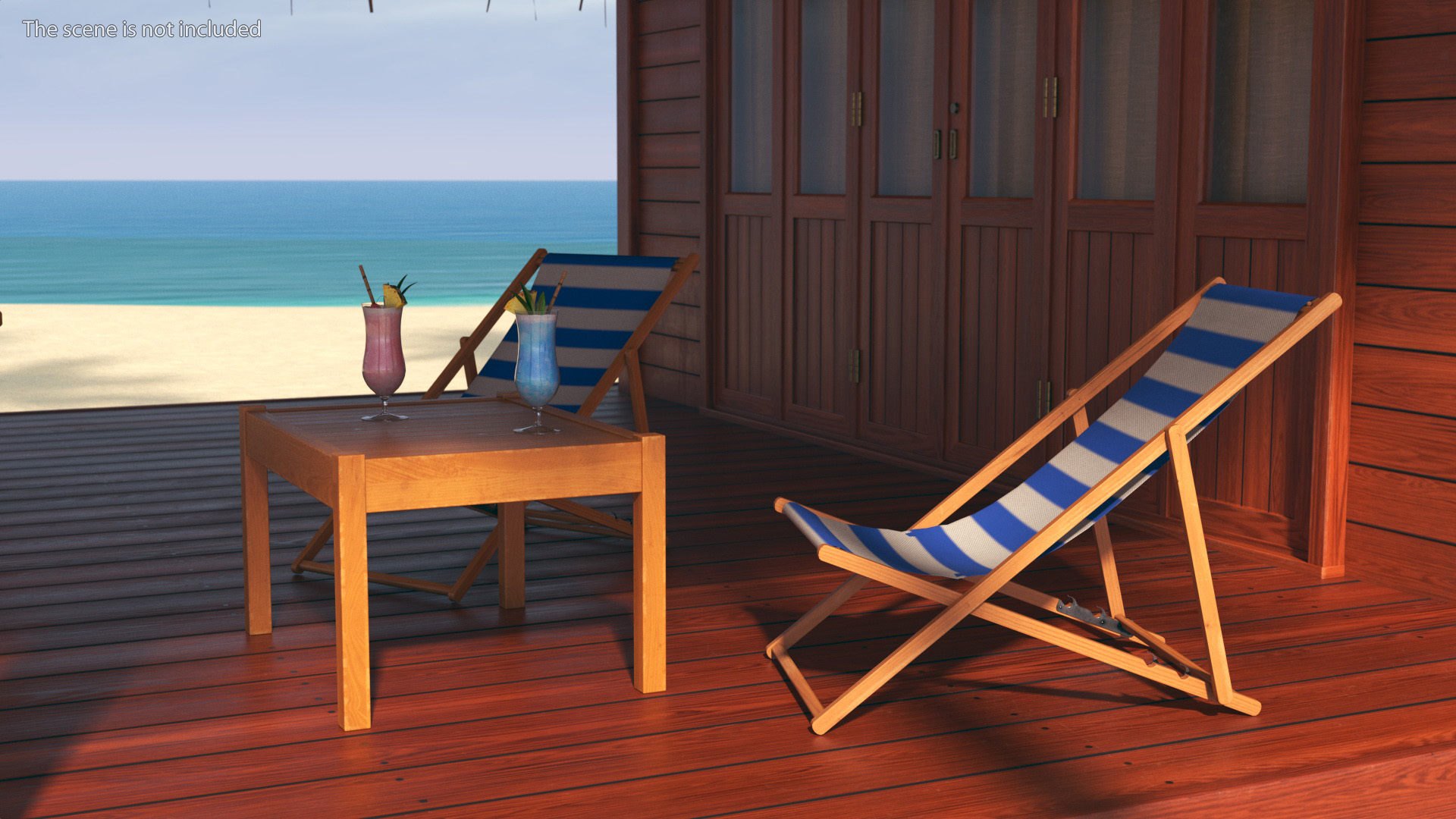 3D Beach Chair