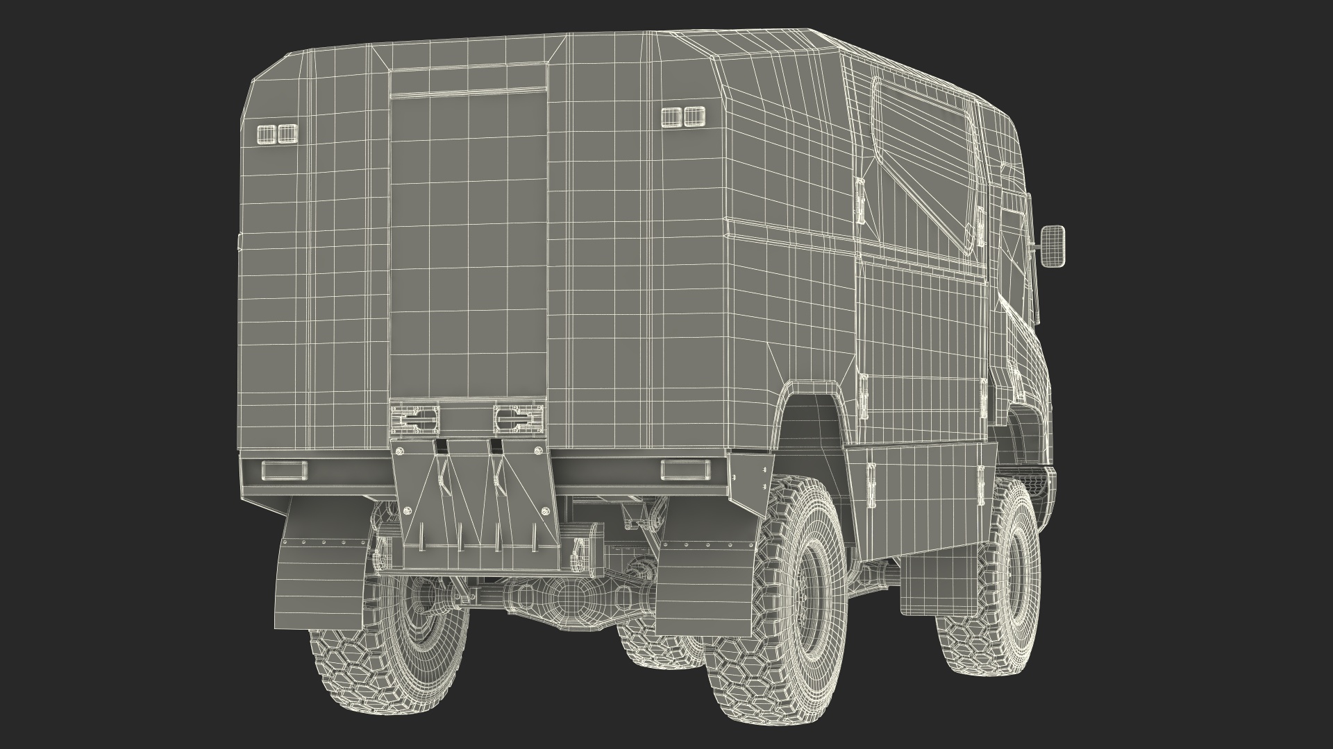 3D Racing Truck Gaussin H2 Simple Interior Rigged