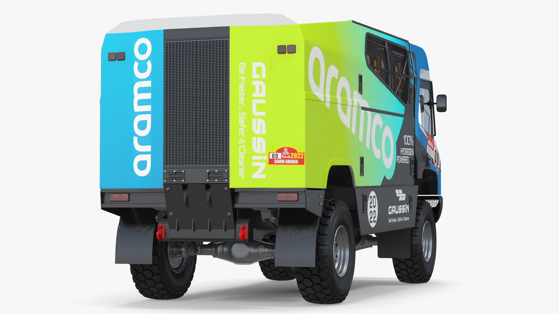 3D Racing Truck Gaussin H2 Simple Interior Rigged