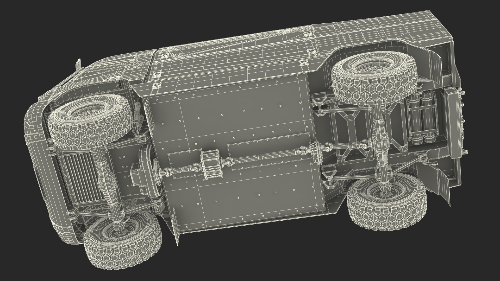 3D Racing Truck Gaussin H2 Simple Interior Rigged