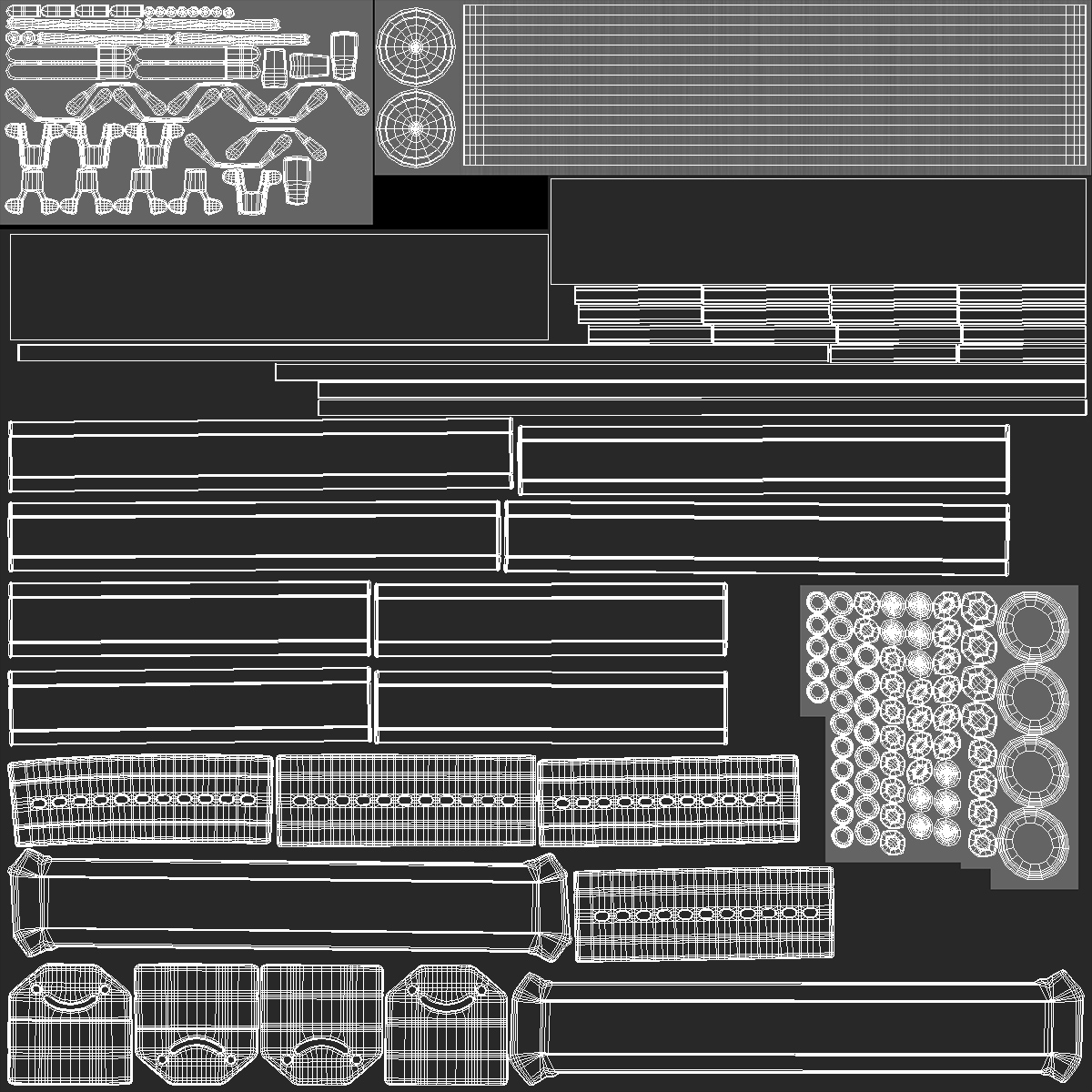 3D Conveyor Roller with Cardboard Boxes