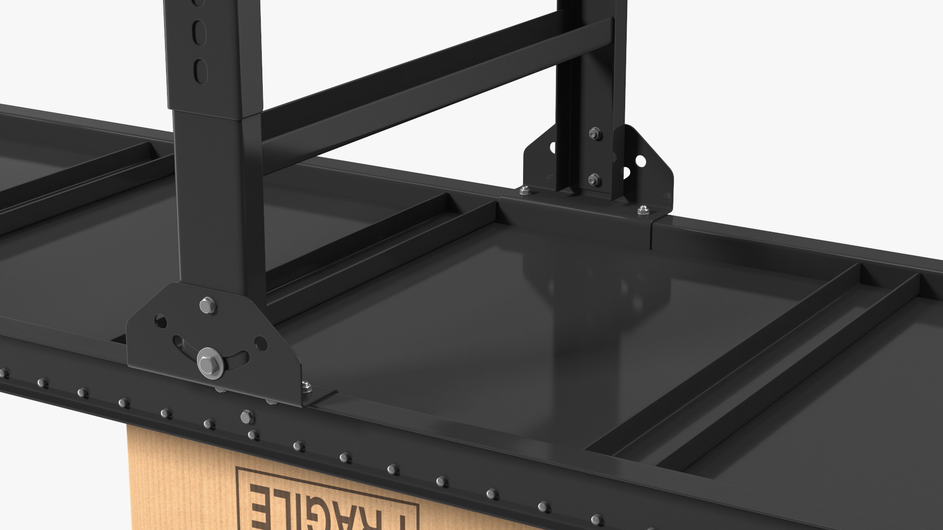 3D Conveyor Roller with Cardboard Boxes