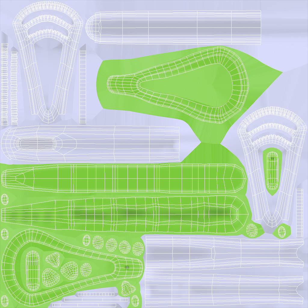 3D Tongue Brush Green model