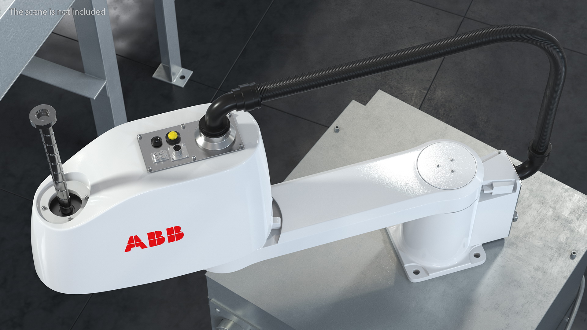 Industrial Robot ABB IRB 910SC Rigged 3D