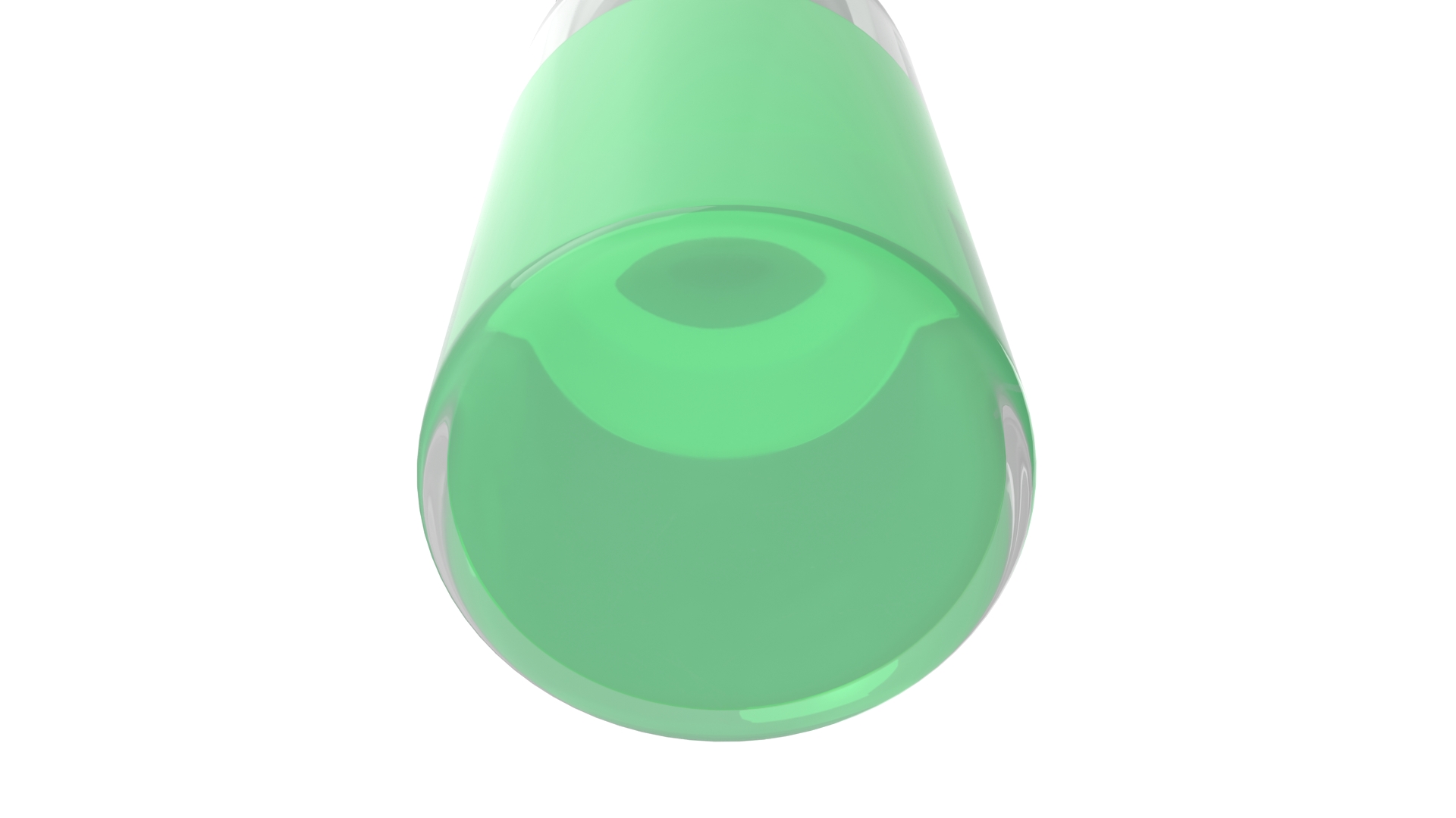 Medicine Sterile Vial 10ml Green 3D
